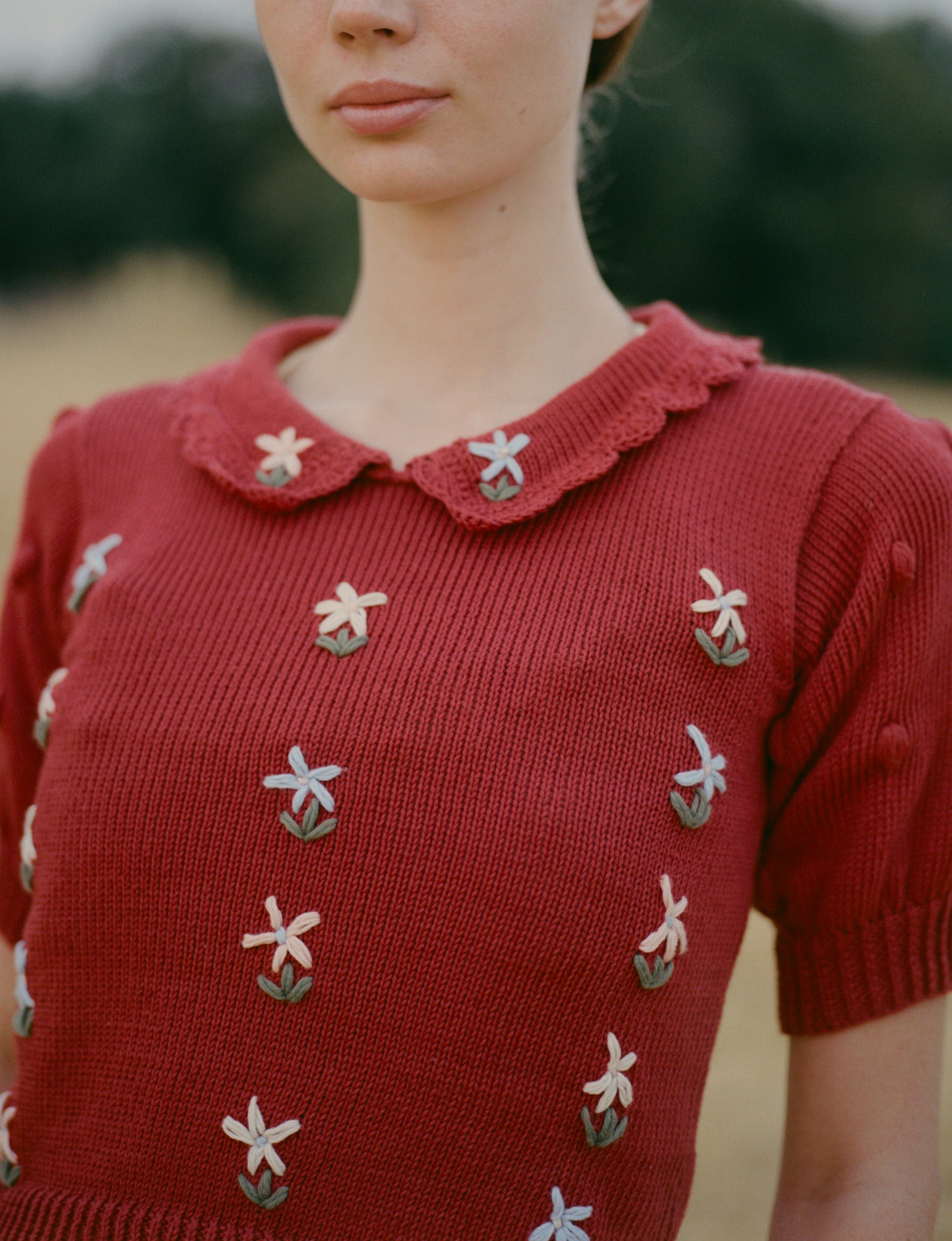 Sweater Coralia bordó