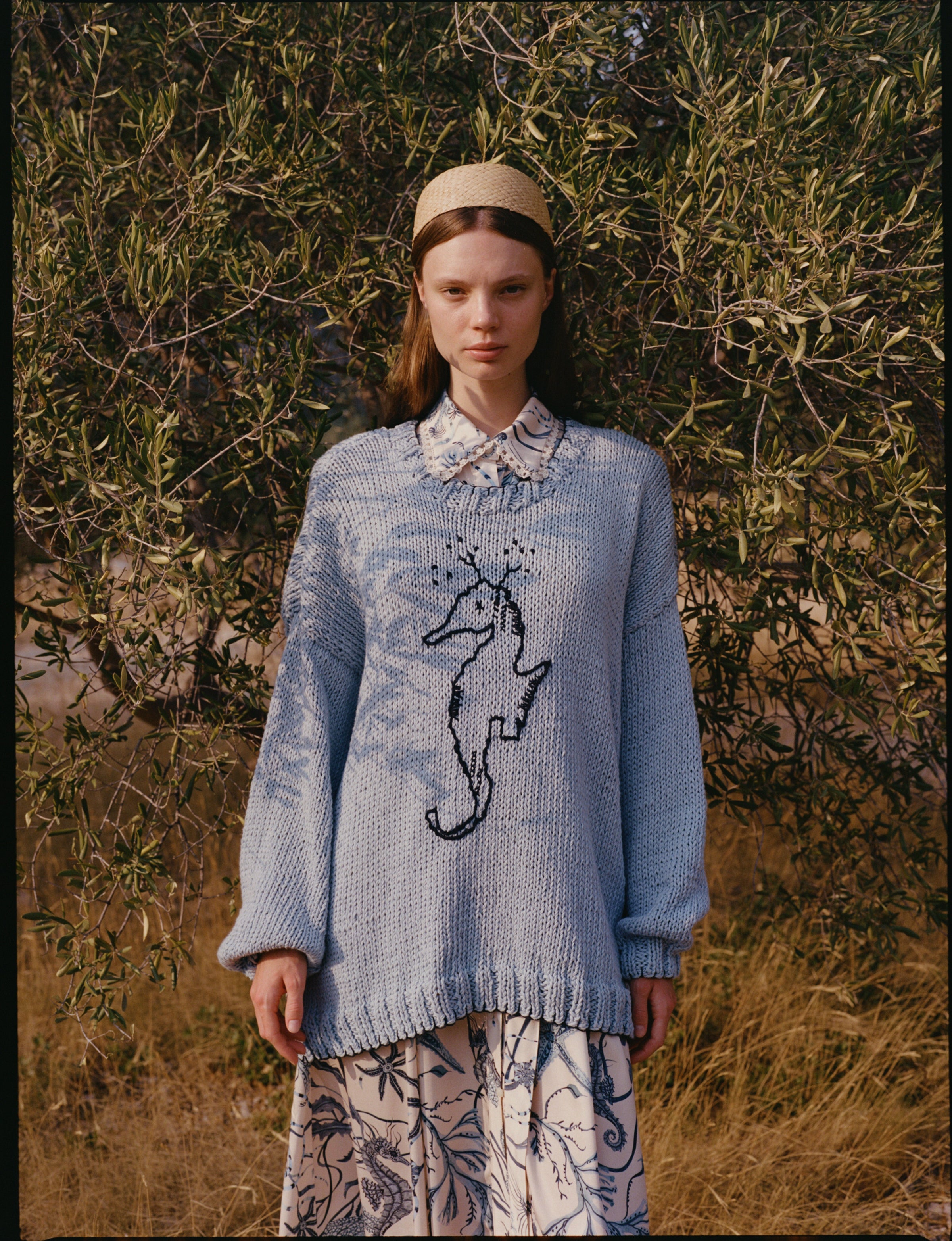 Sweater Cavalia celeste