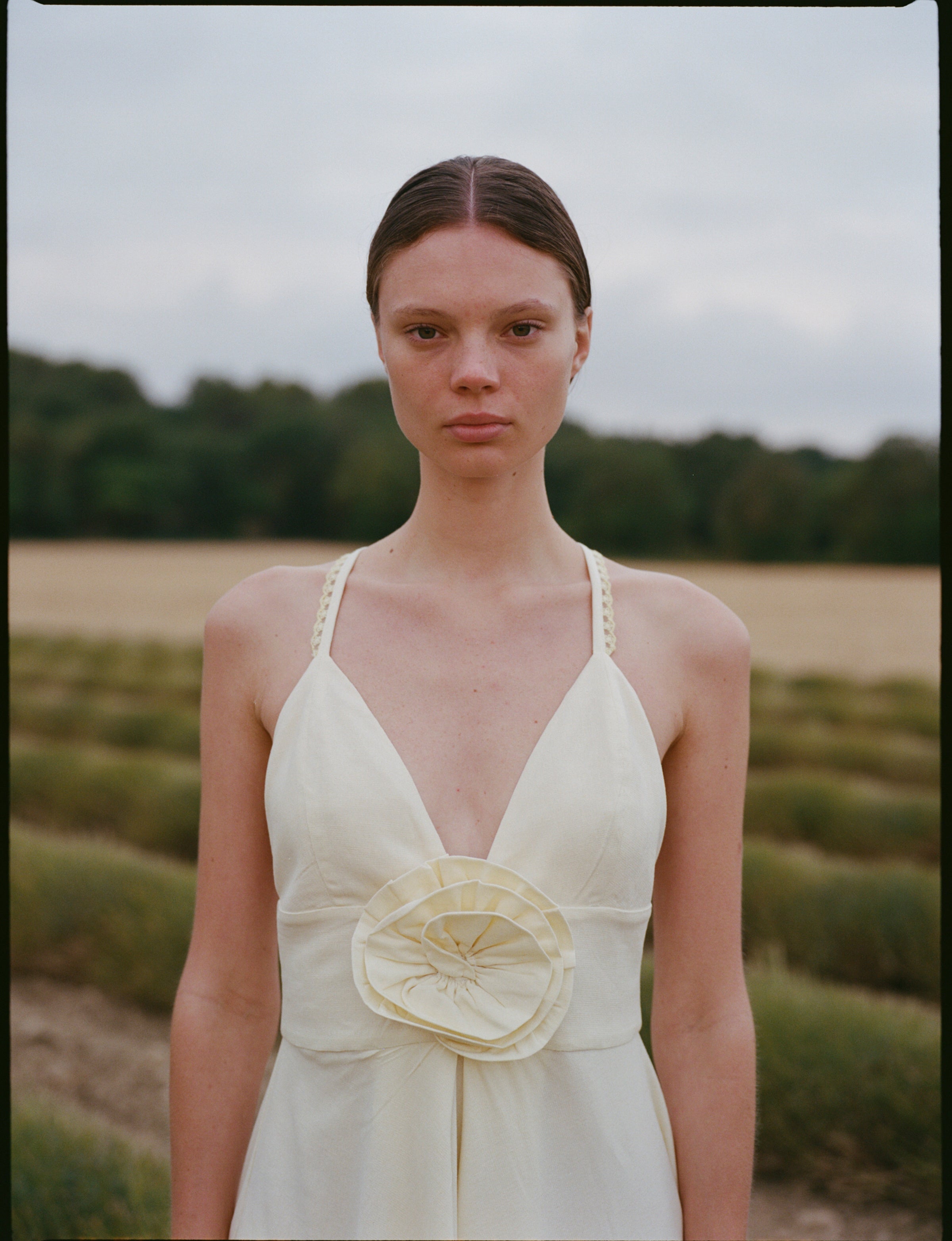 Vestido Cala vainilla