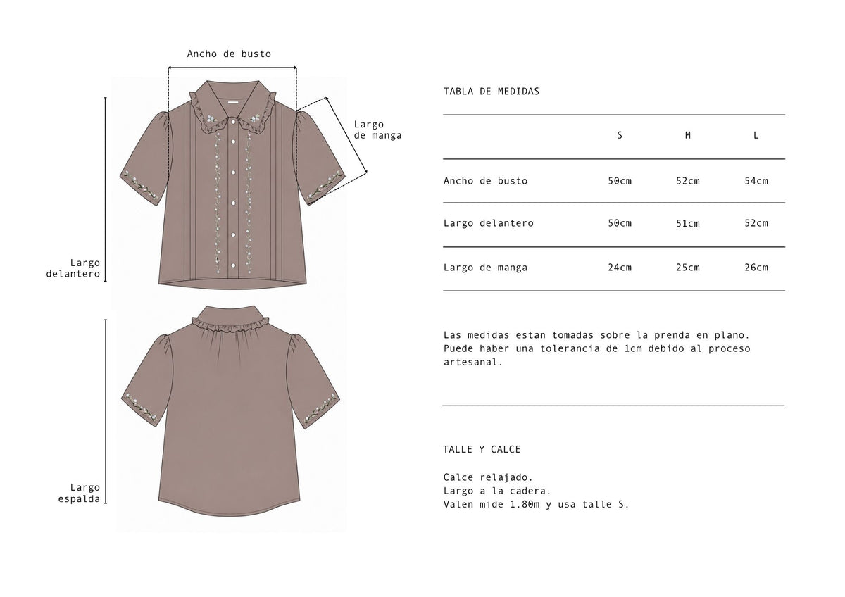 Blusa Malta visón