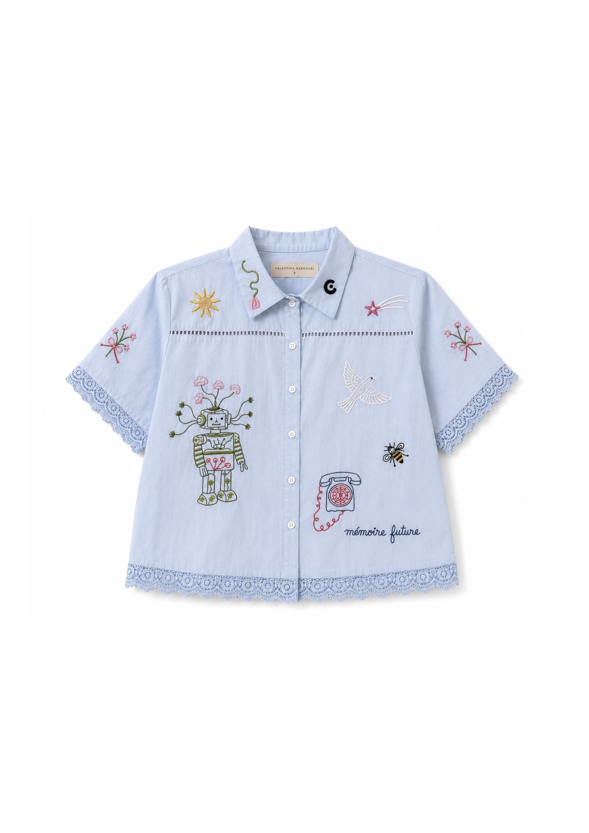Camisa Aruba Celeste
