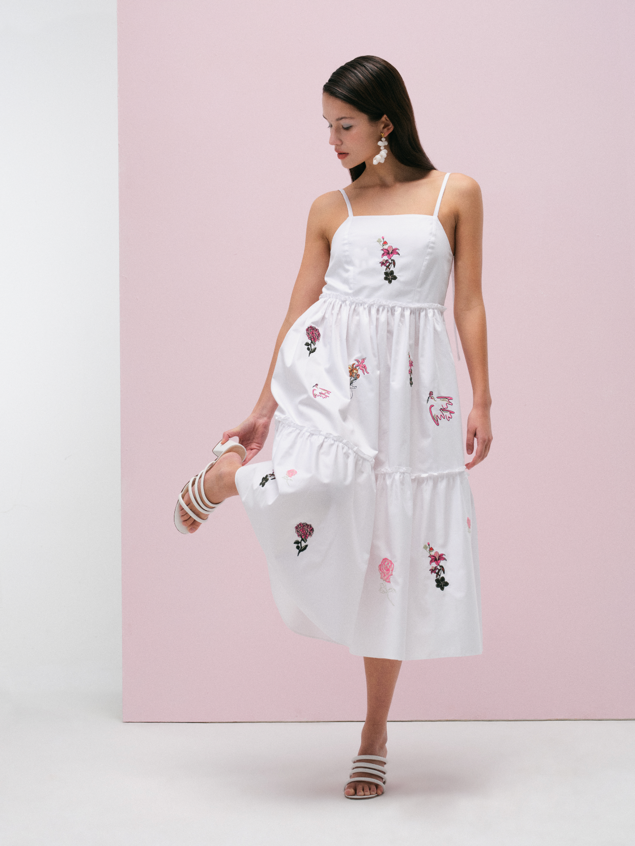 Vestido Azucena blanco