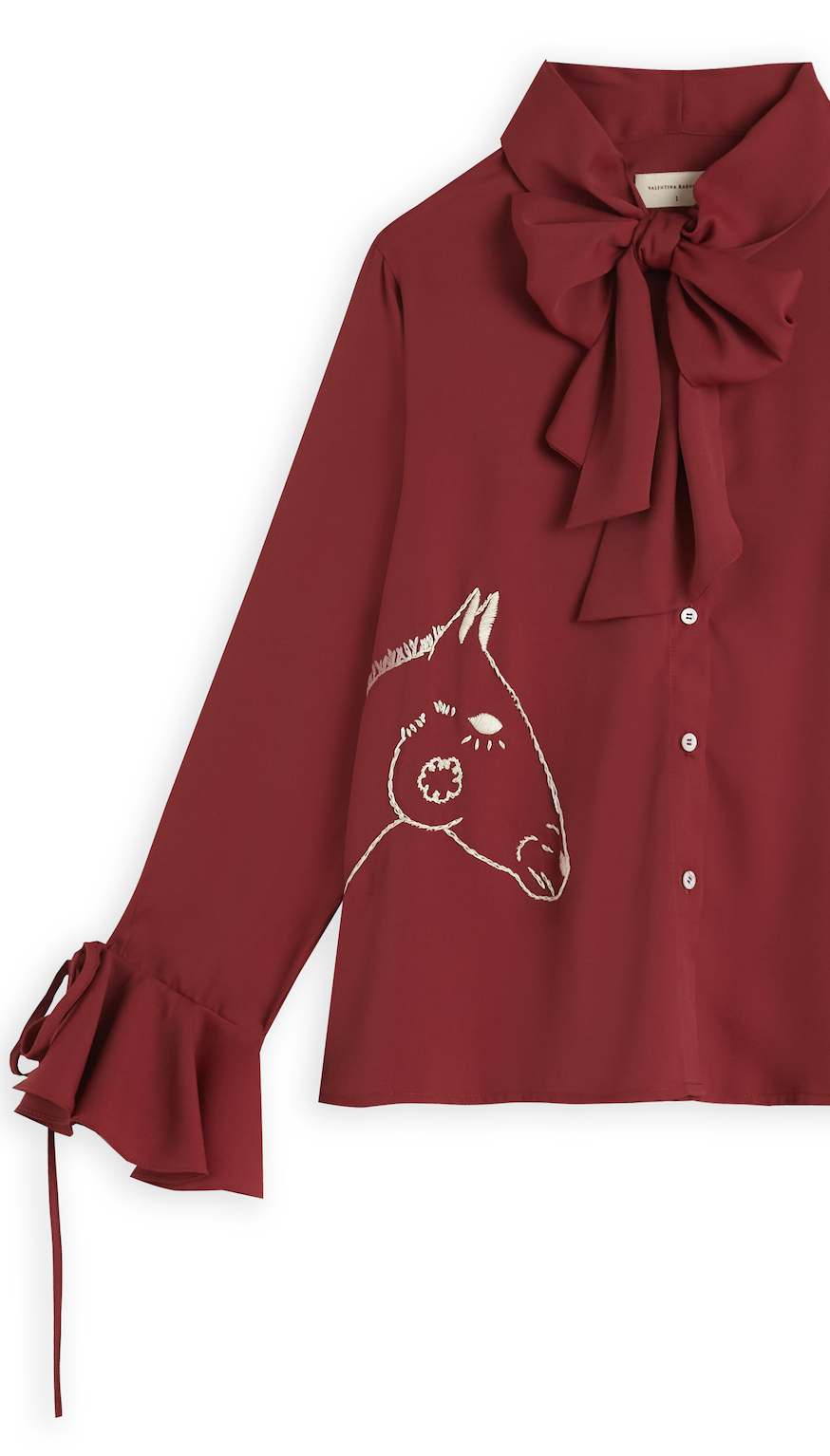 Camisa Esquel bordeaux