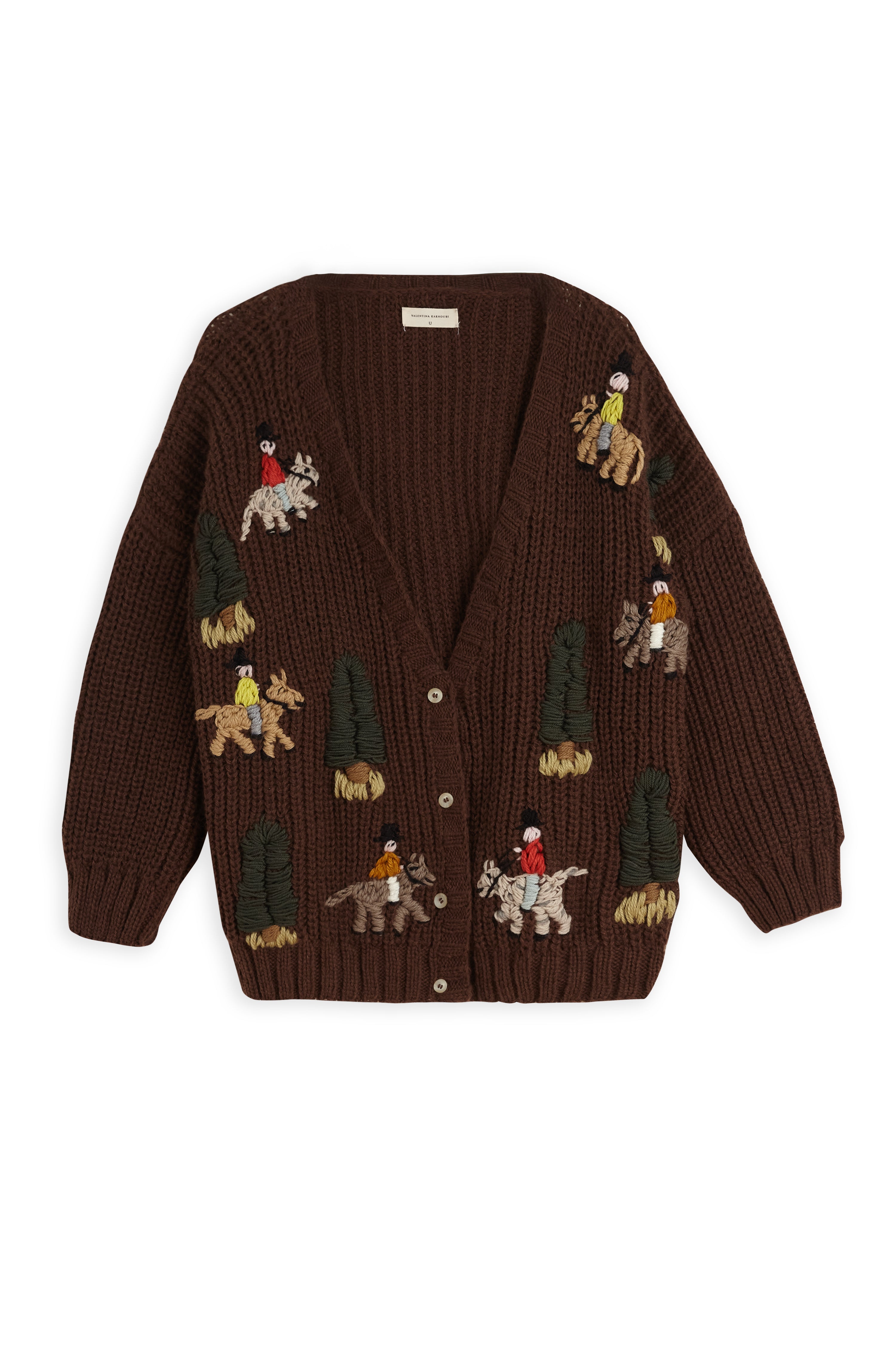 Cardigan Arelauquen chocolate