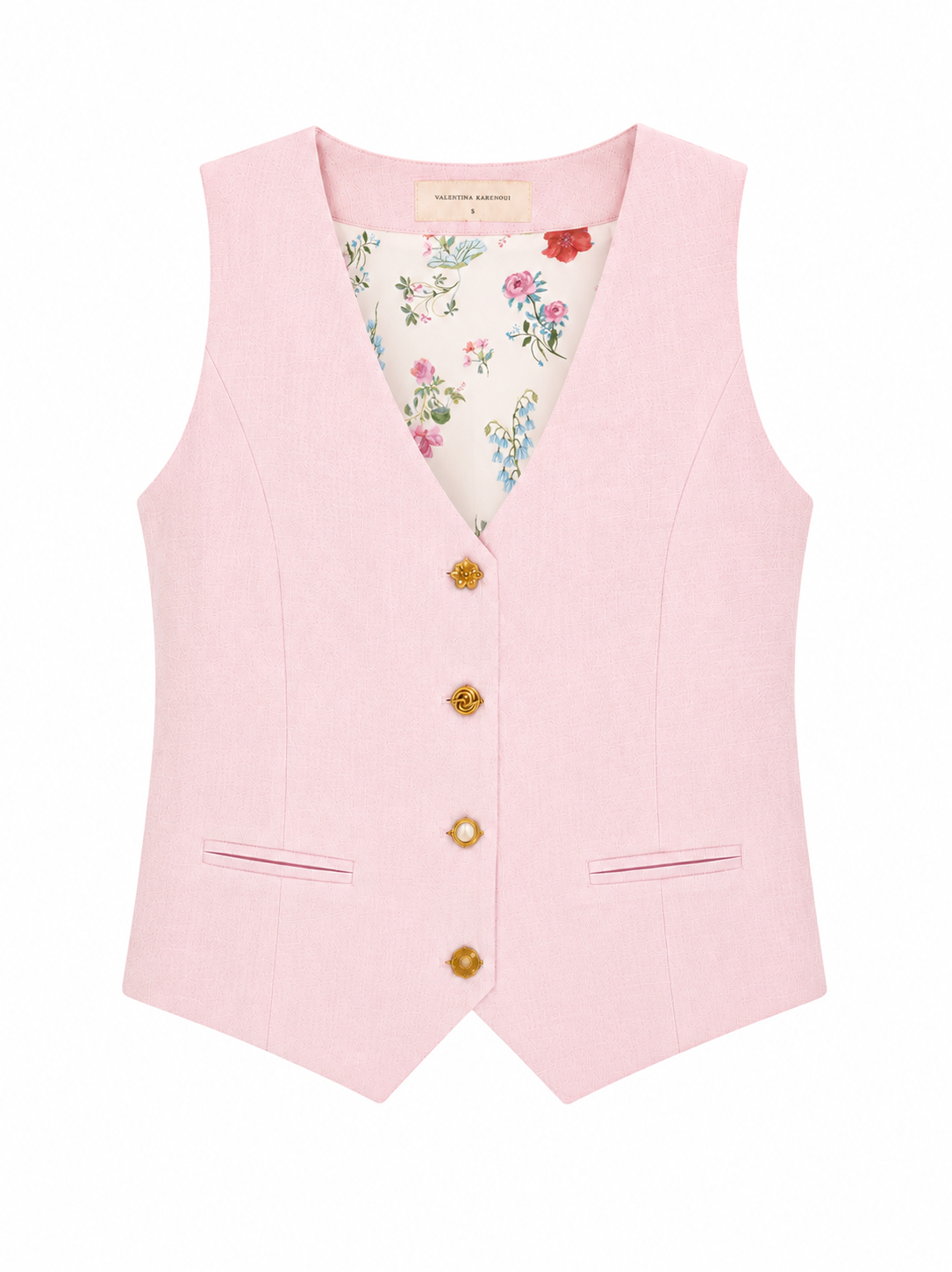 Chaleco Cuyo Rosa