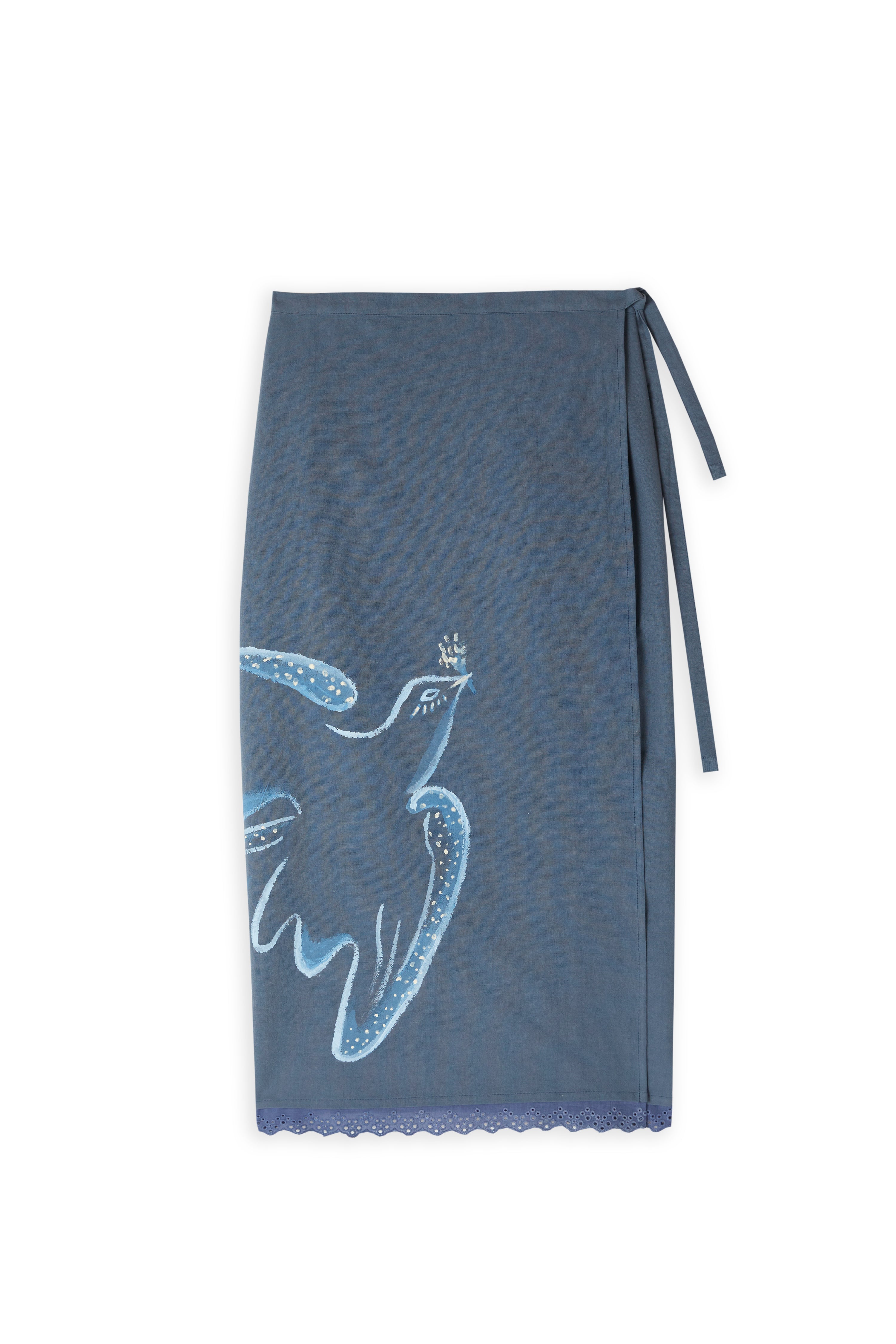 Falda Portafolio Azul