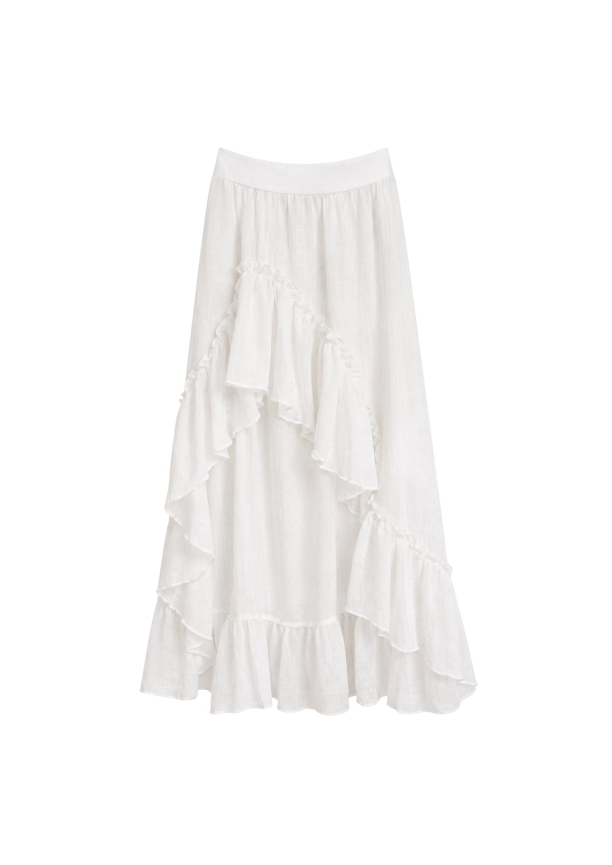 Falda Creta blanco