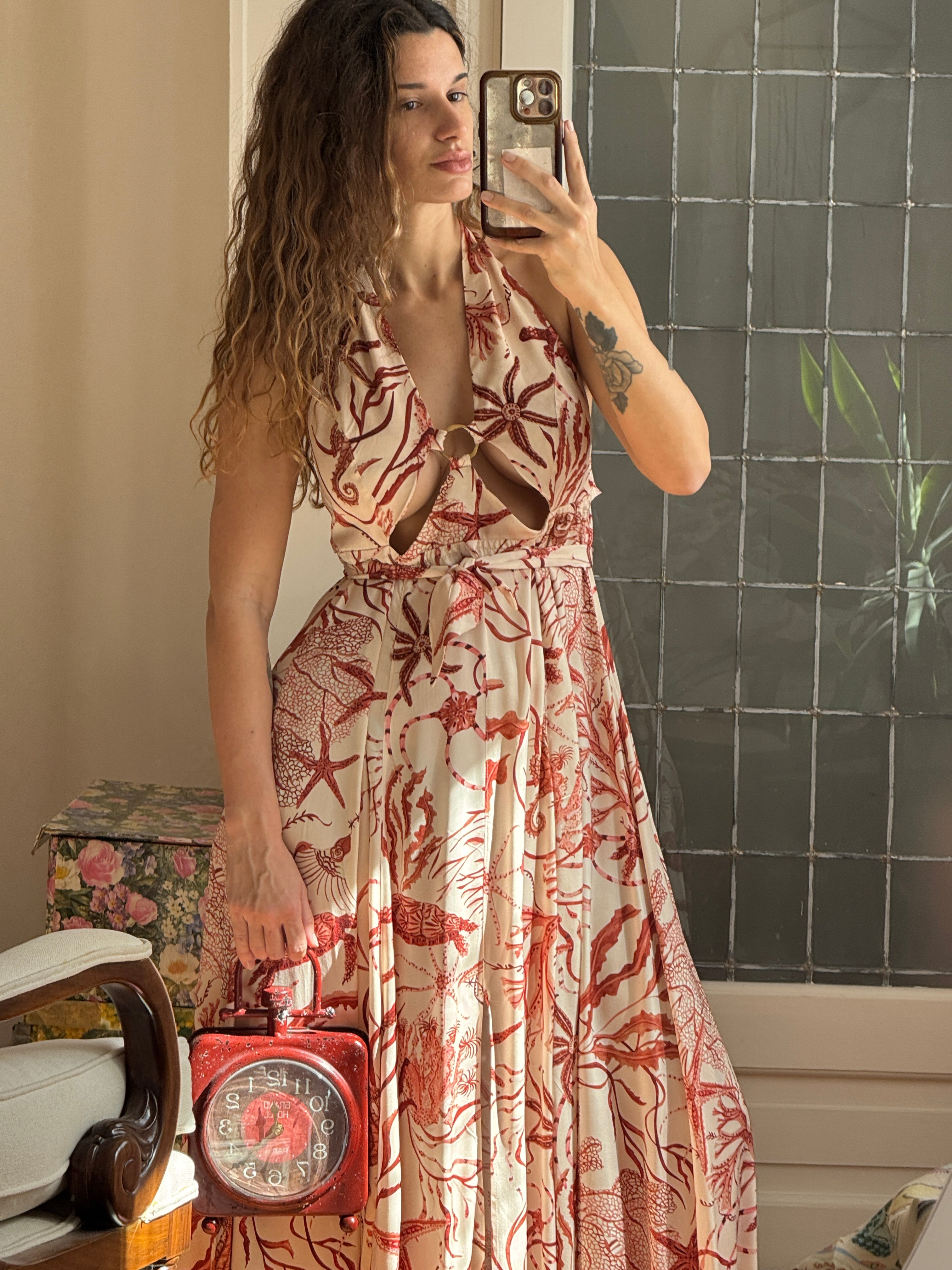 Vestido Emma coral