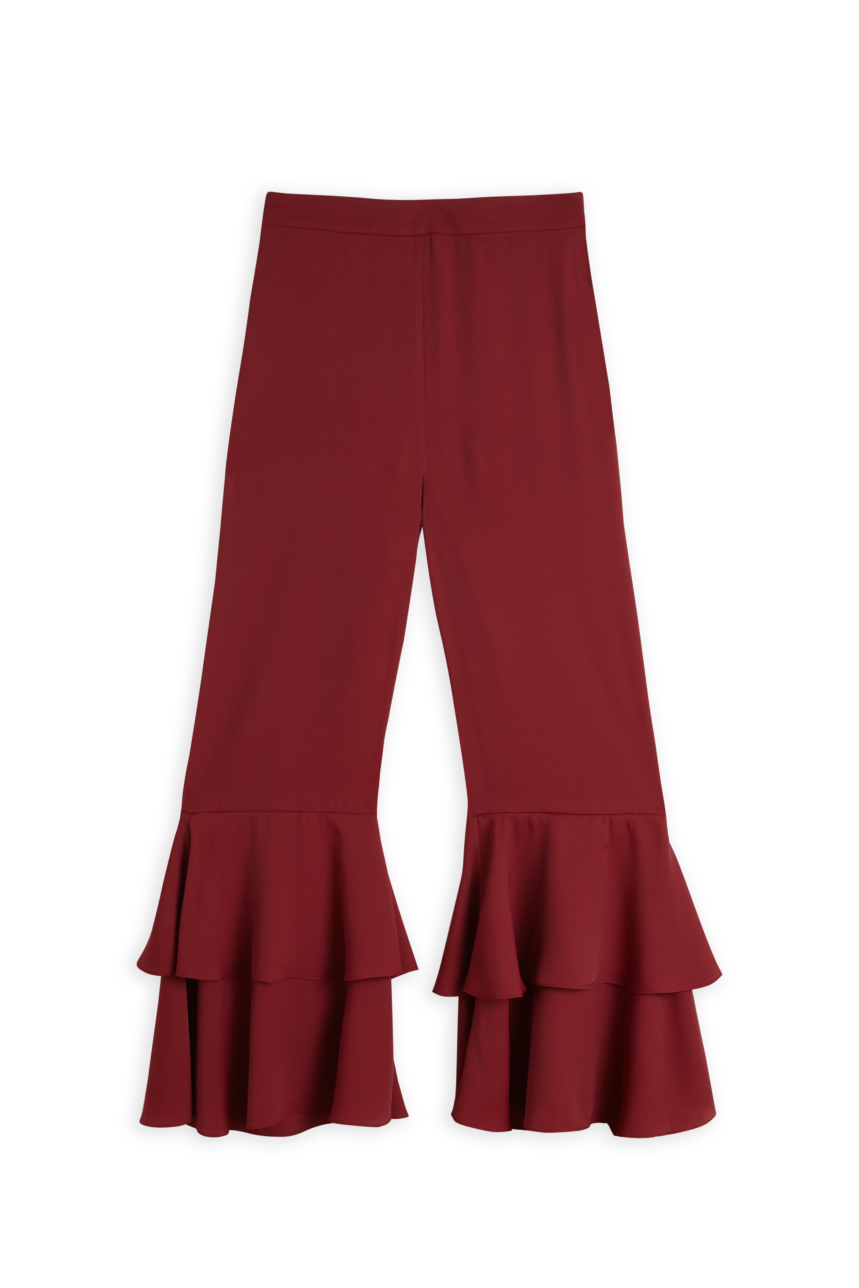 Pantalón Alberta bordeaux