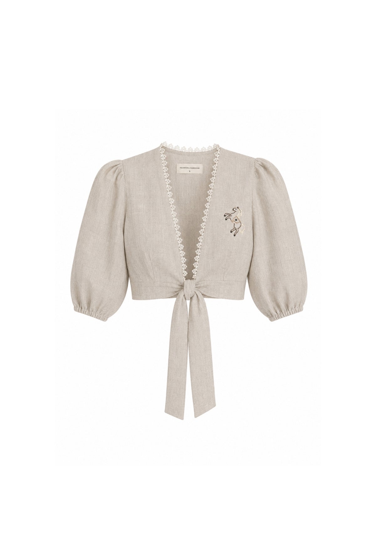 Top Julieta crema