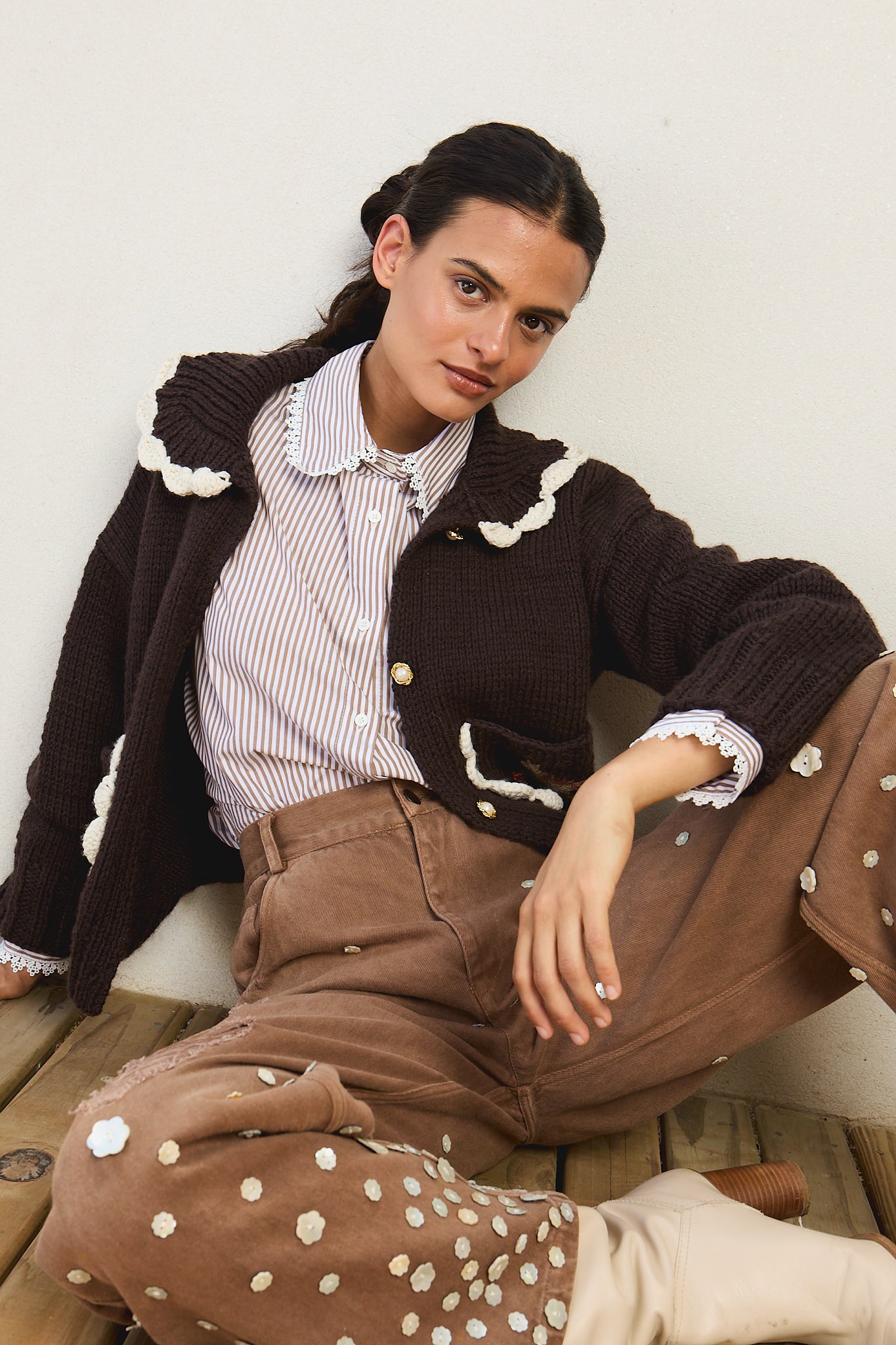 Jean Alexa marrón
