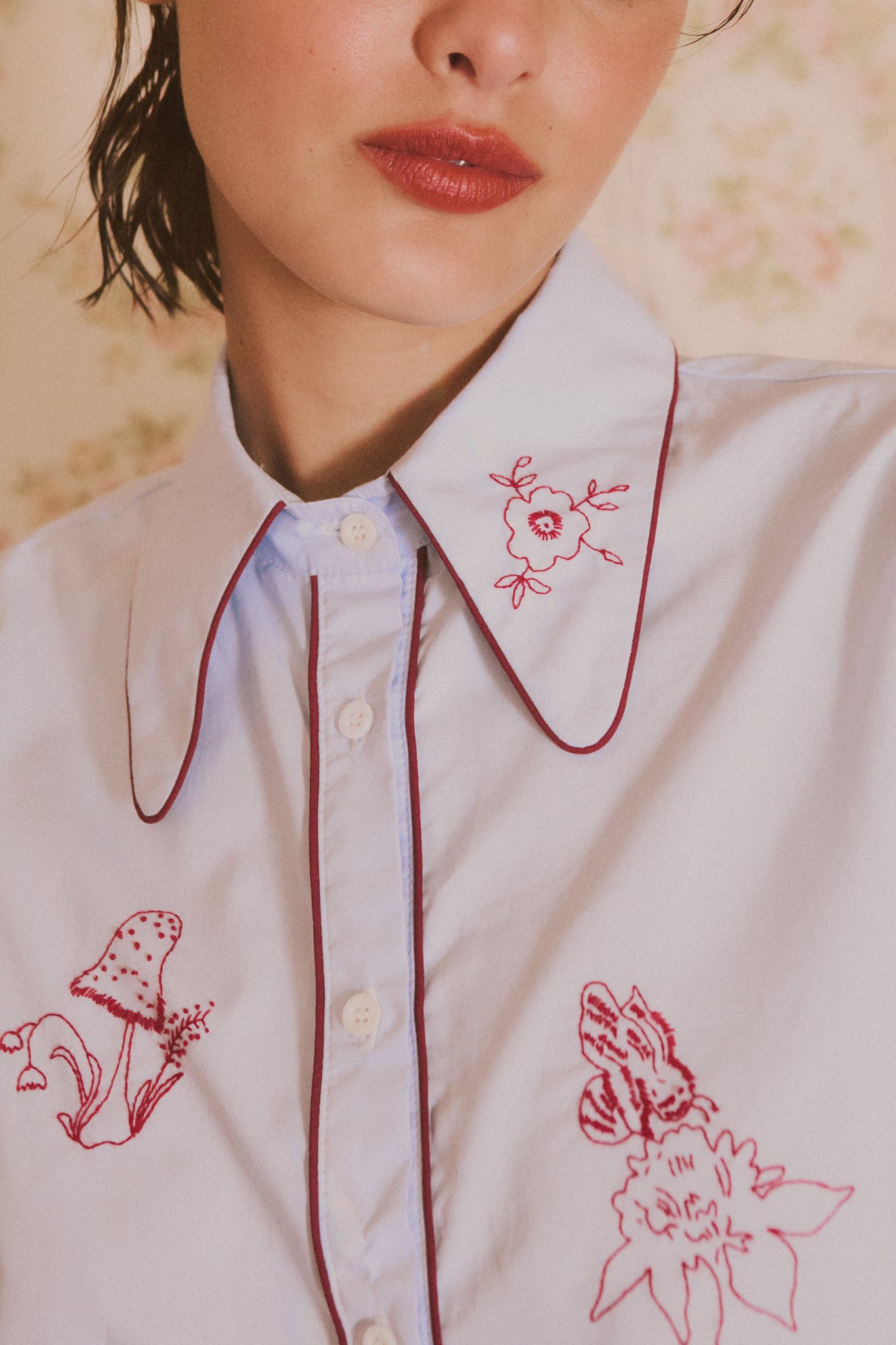Camisa Marlowe celeste