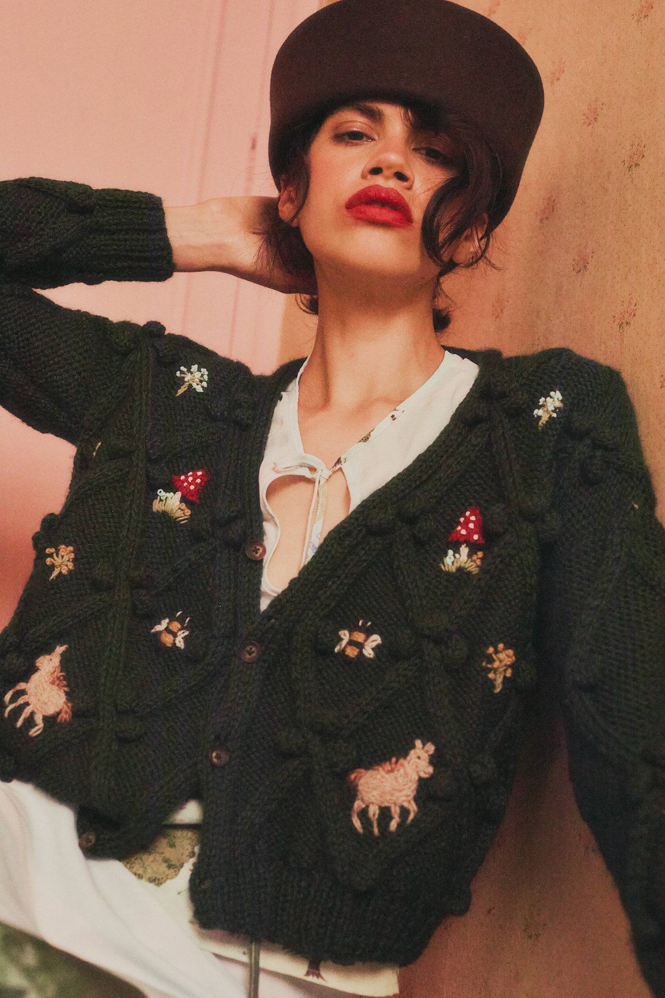 Cardigan Caballitos verde