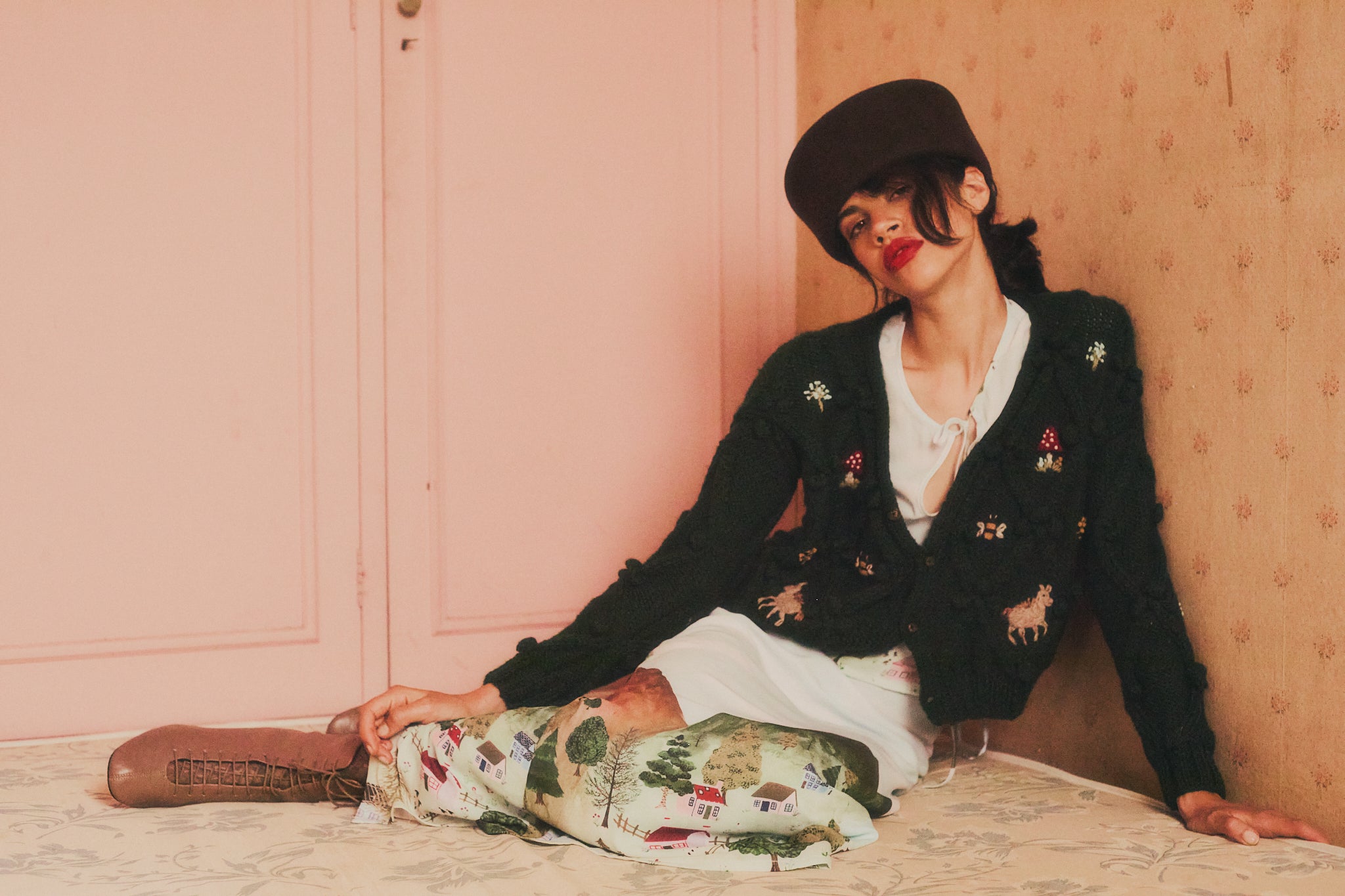 Cardigan Caballitos verde