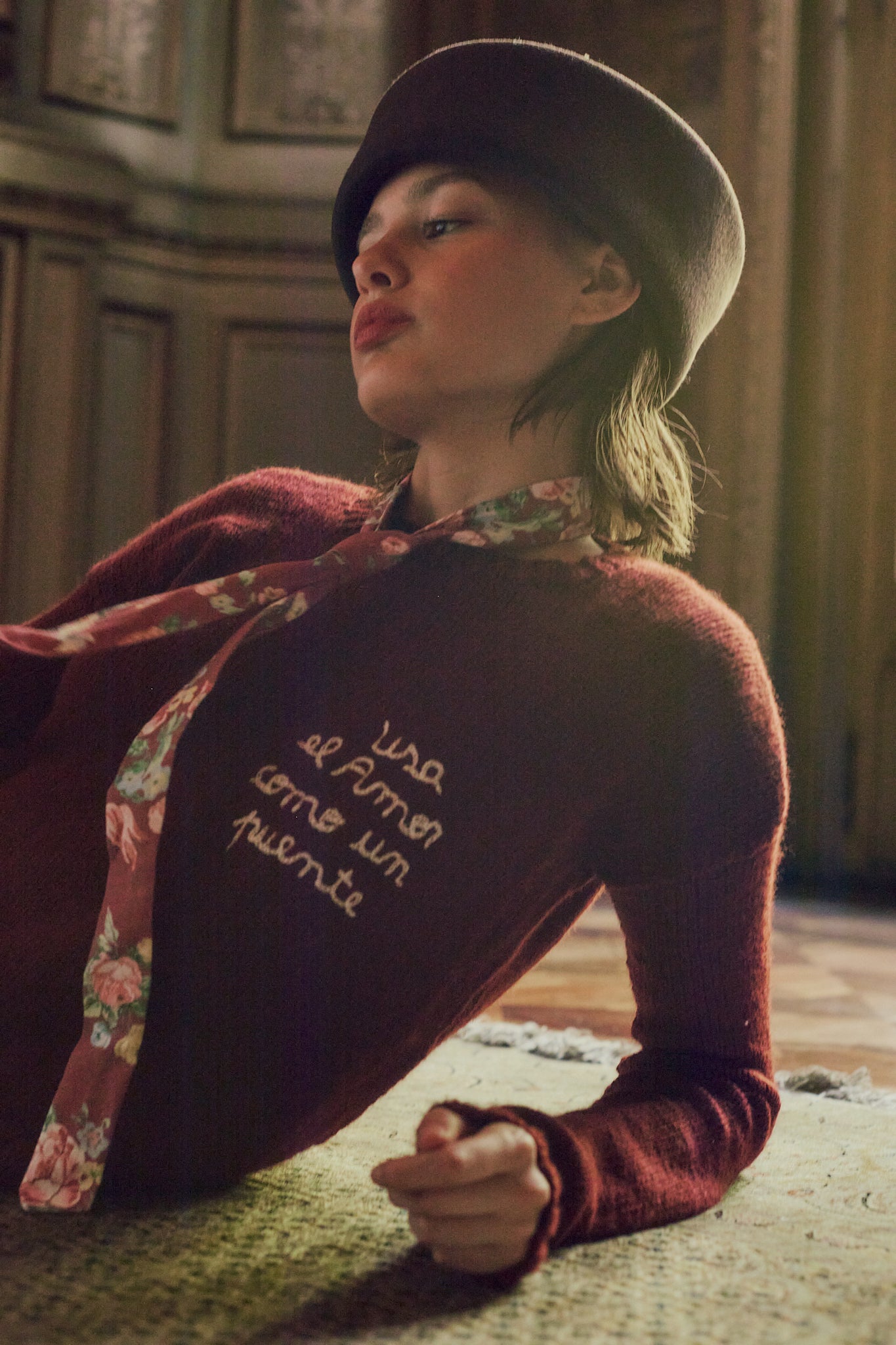 Sweater Gustavo bordeaux