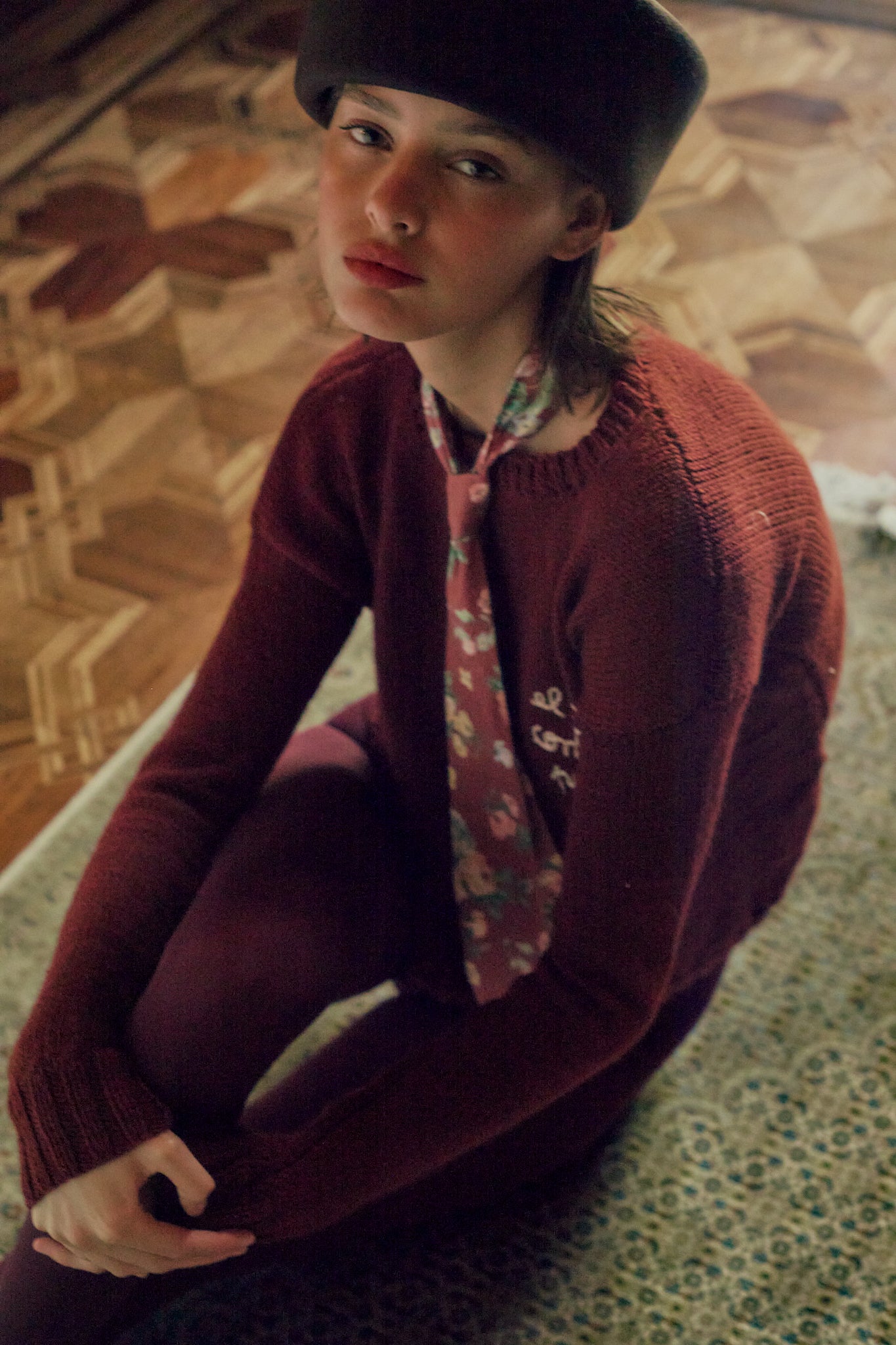 Sweater Gustavo bordeaux