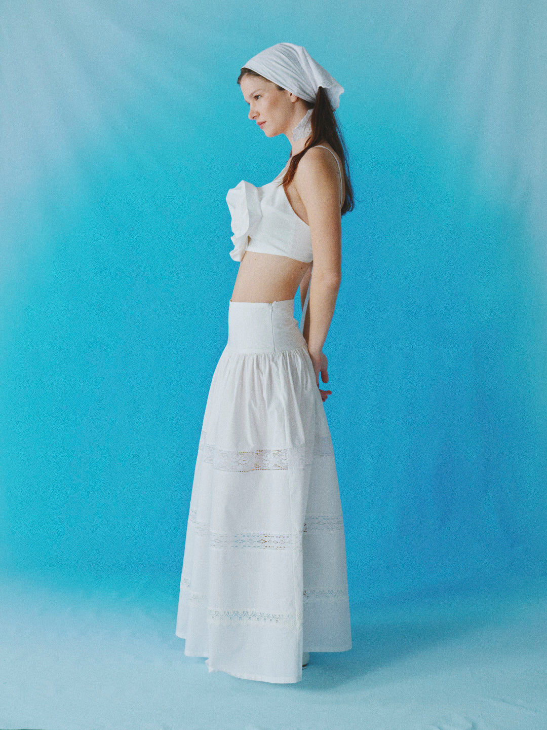 Falda Justina Blanco