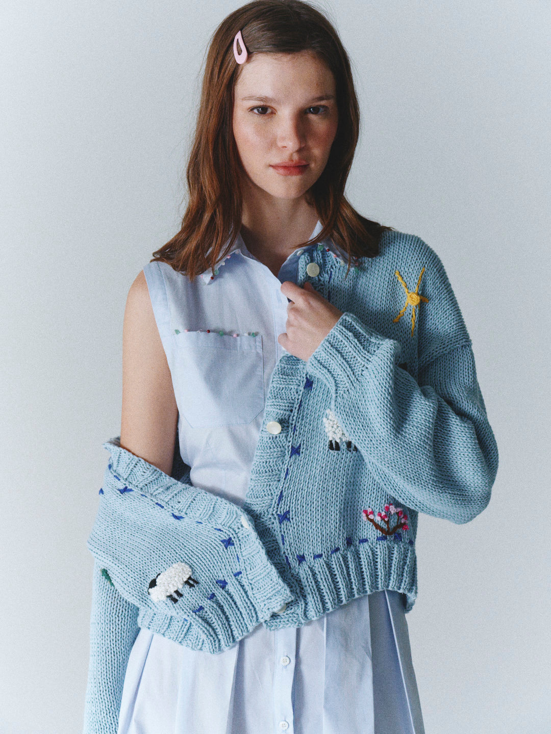 Cardigan Ofelia Celeste