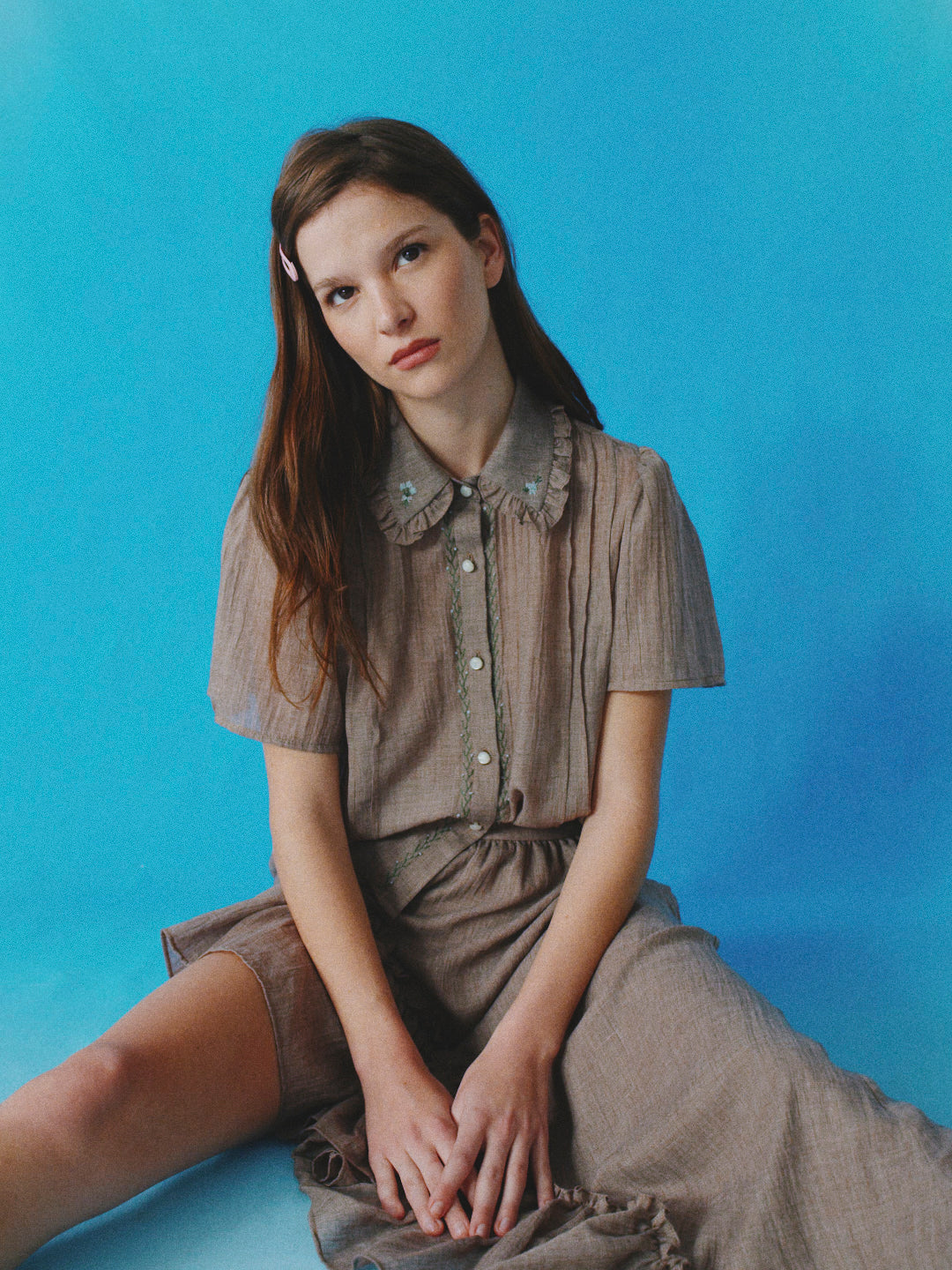 Blusa Malta visón