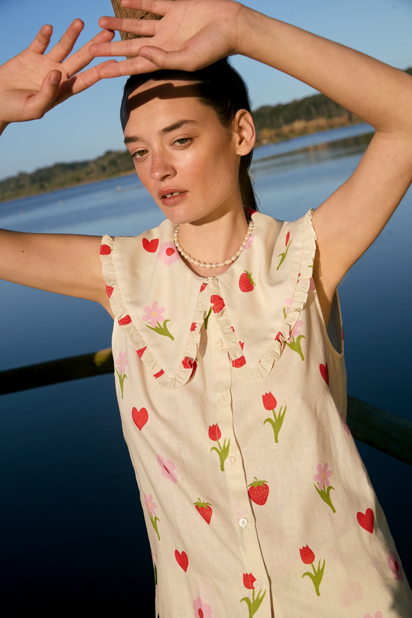 Camisa Cadaqués corazones