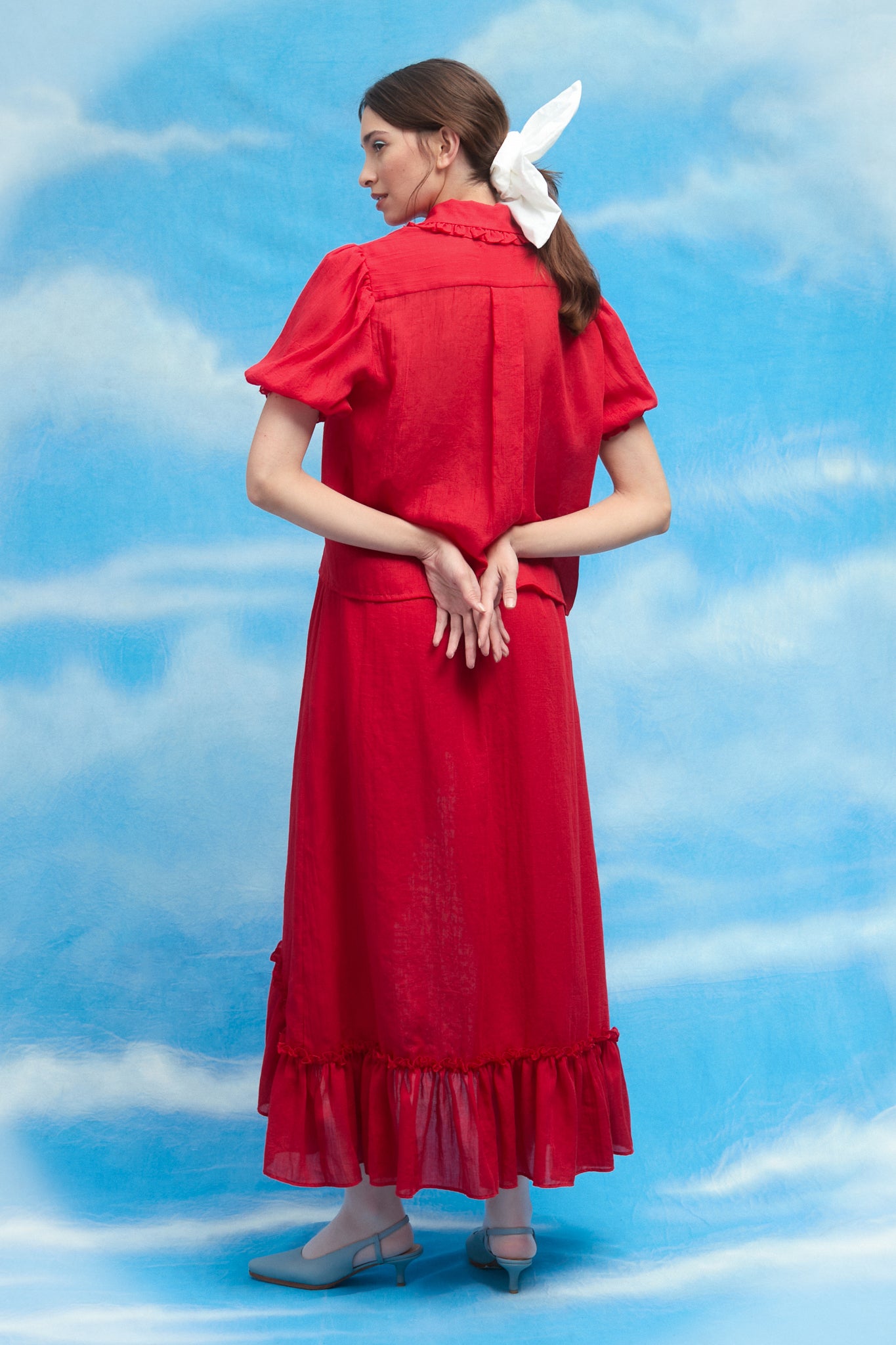Falda Creta Roja