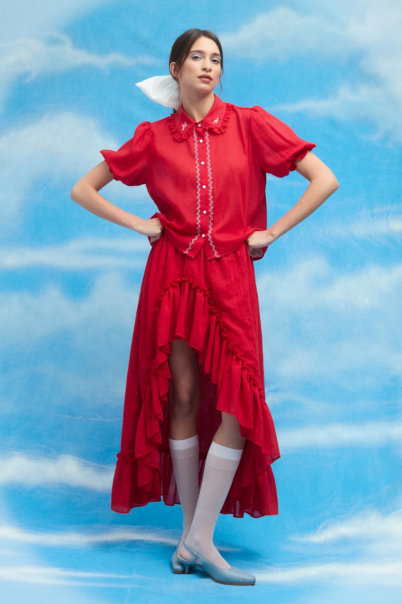 Falda Creta Roja
