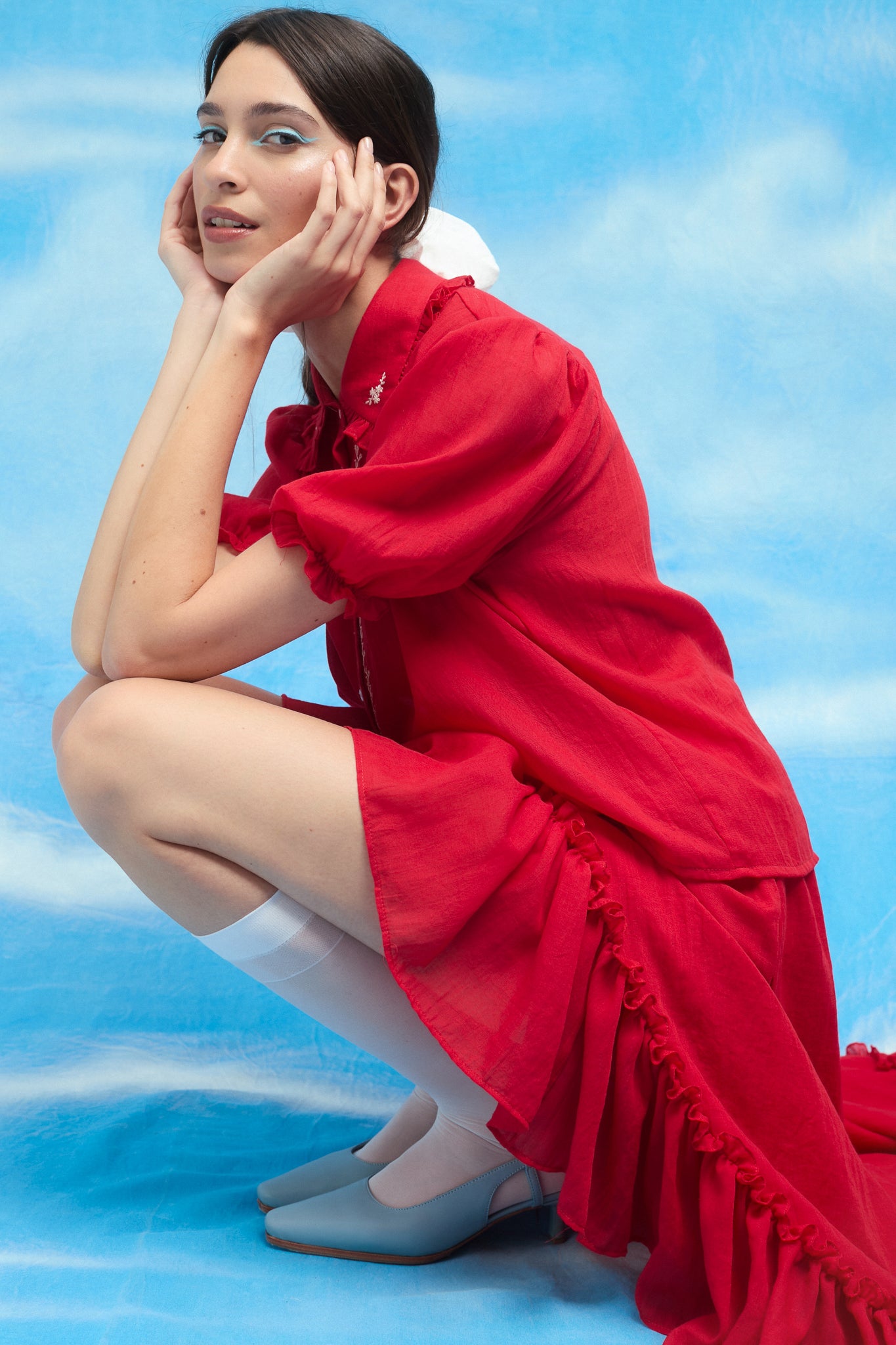 Falda Creta Roja