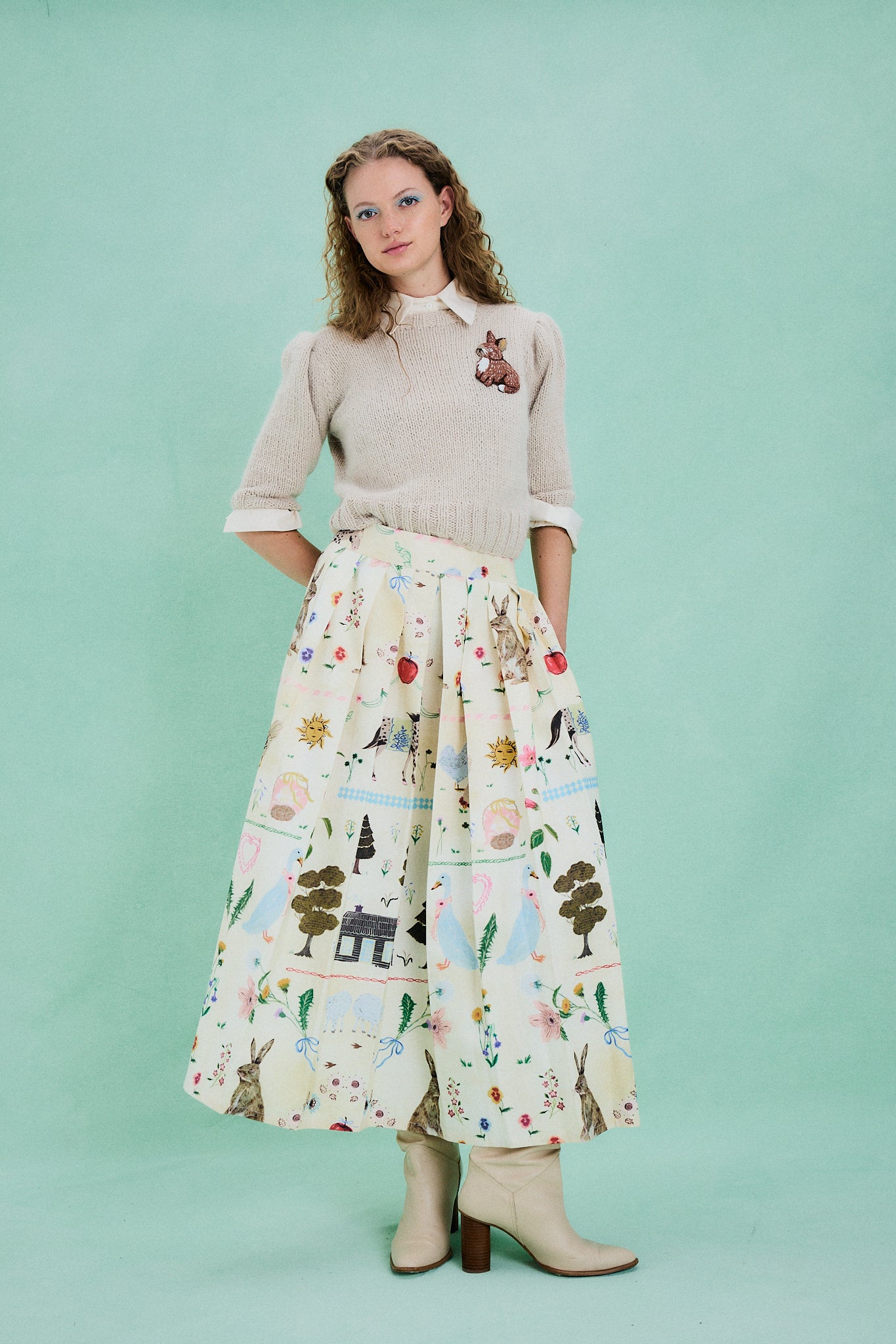 Falda Andes crudo (Pre Order 40 días)