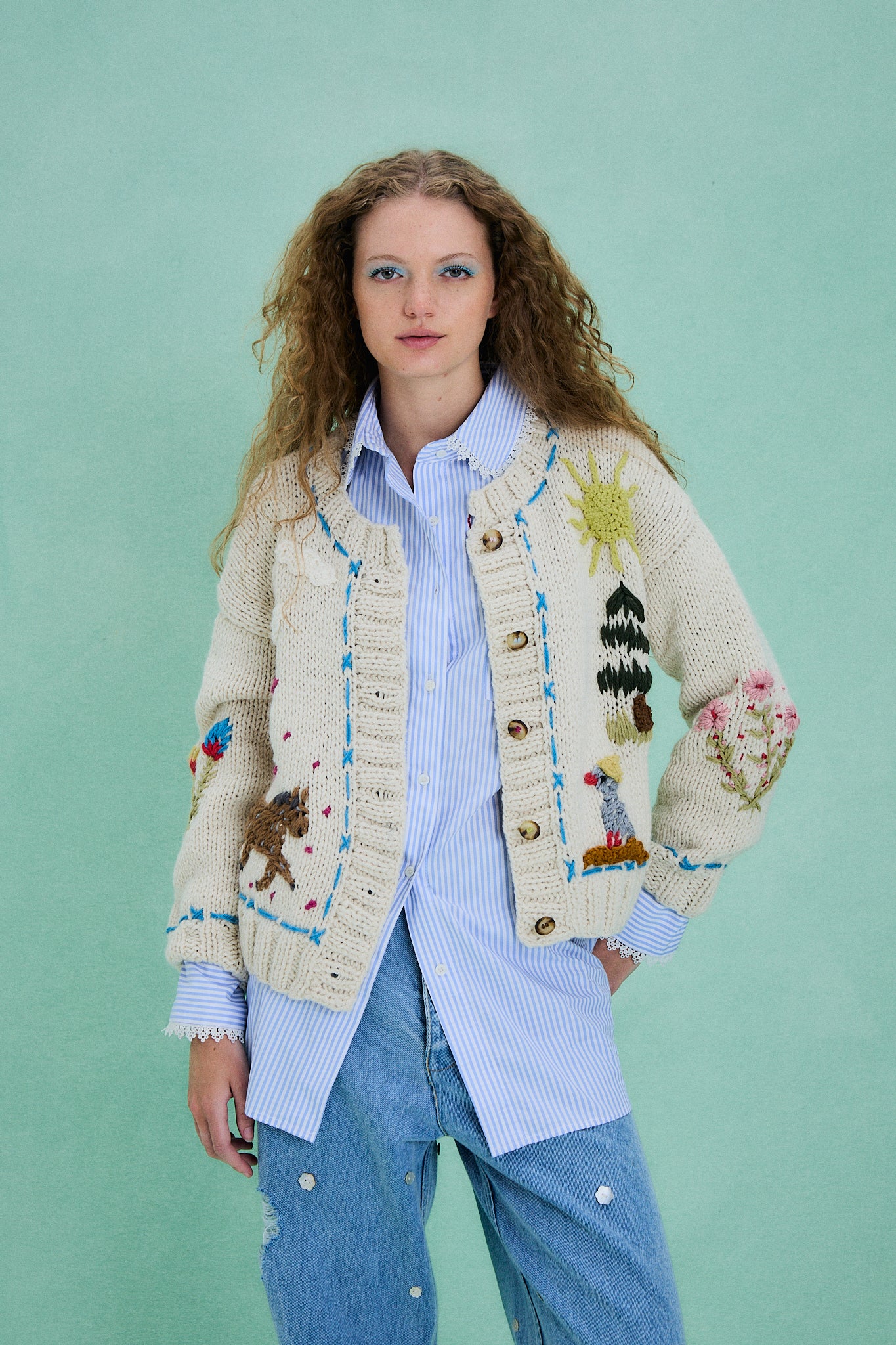 Cardigan Ofelia natural