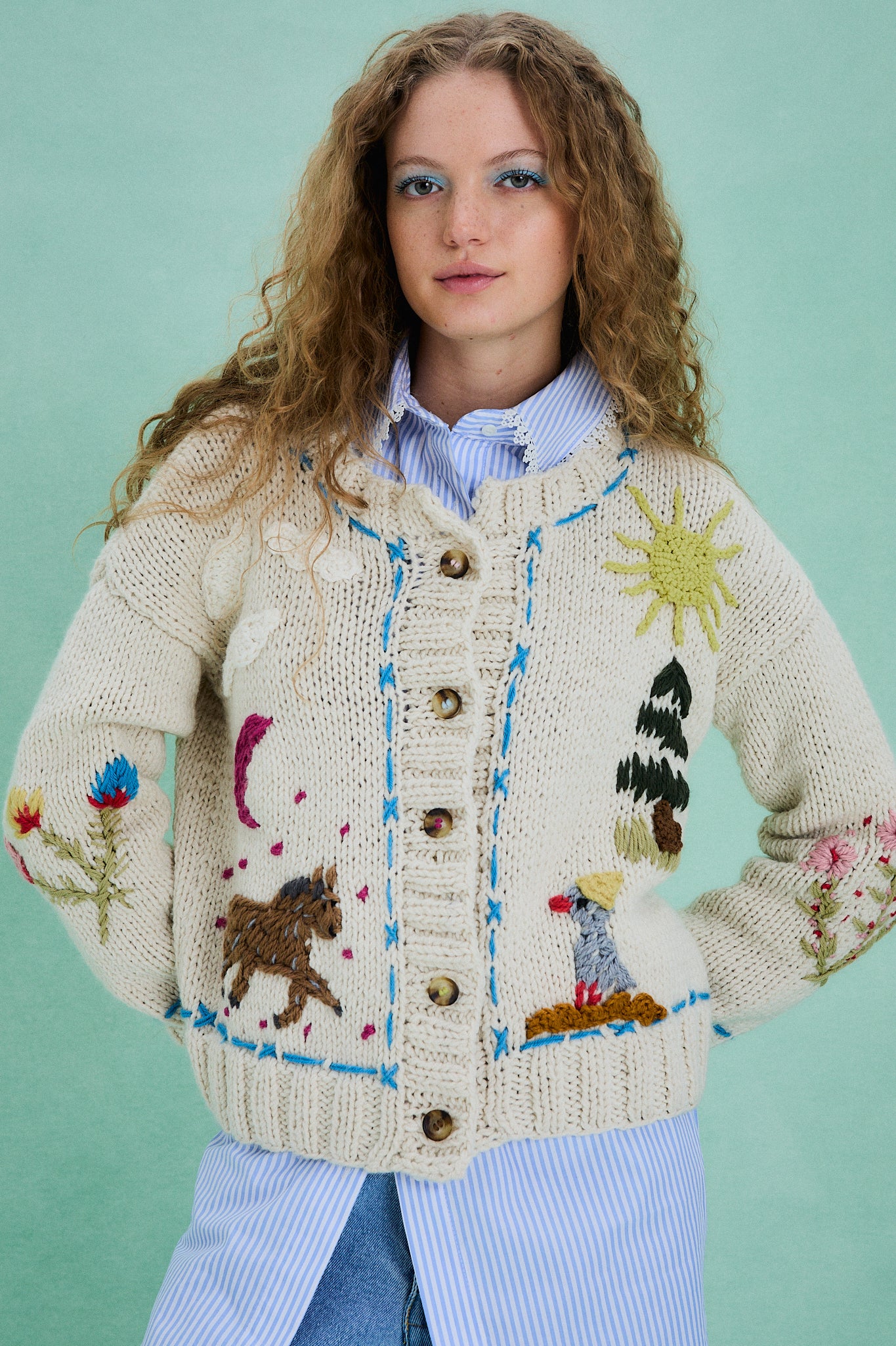 Cardigan Ofelia natural