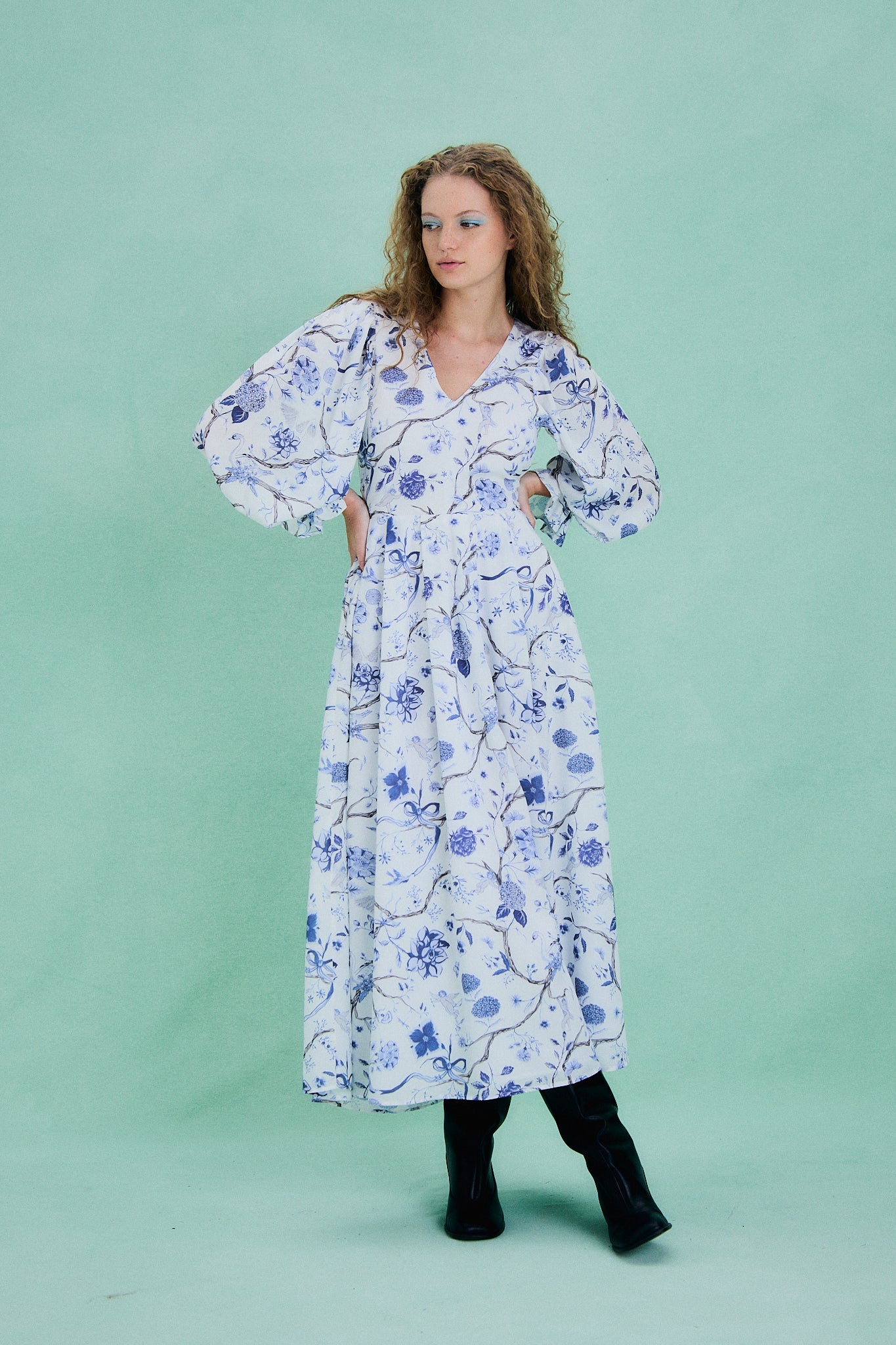 Vestido Essen azul