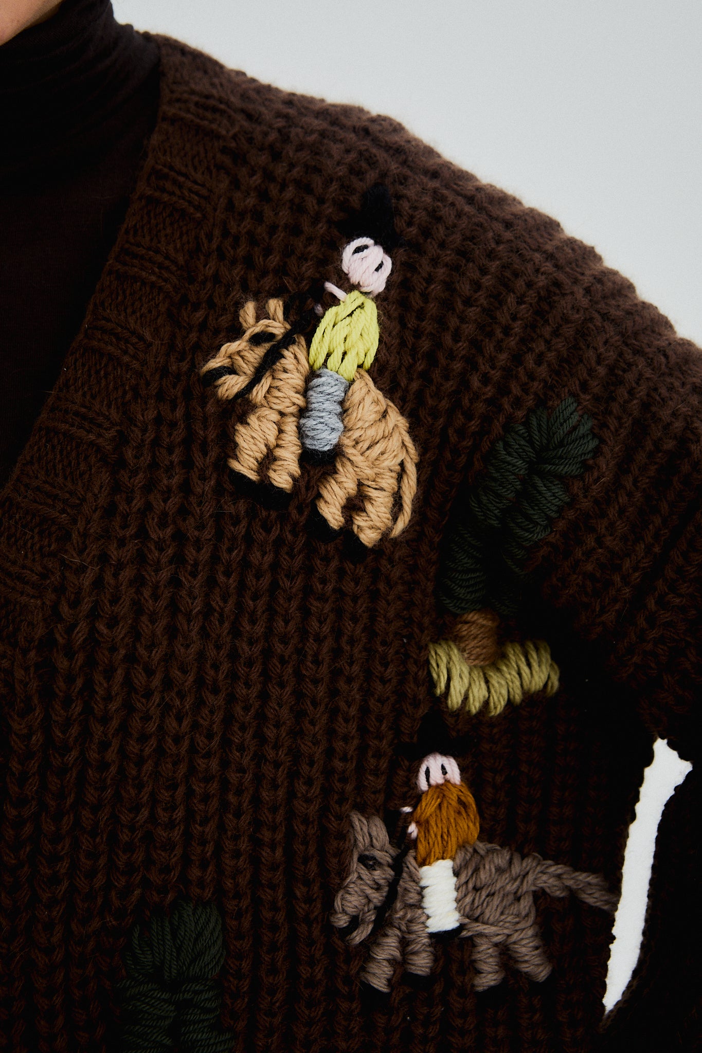 Cardigan Arelauquen chocolate