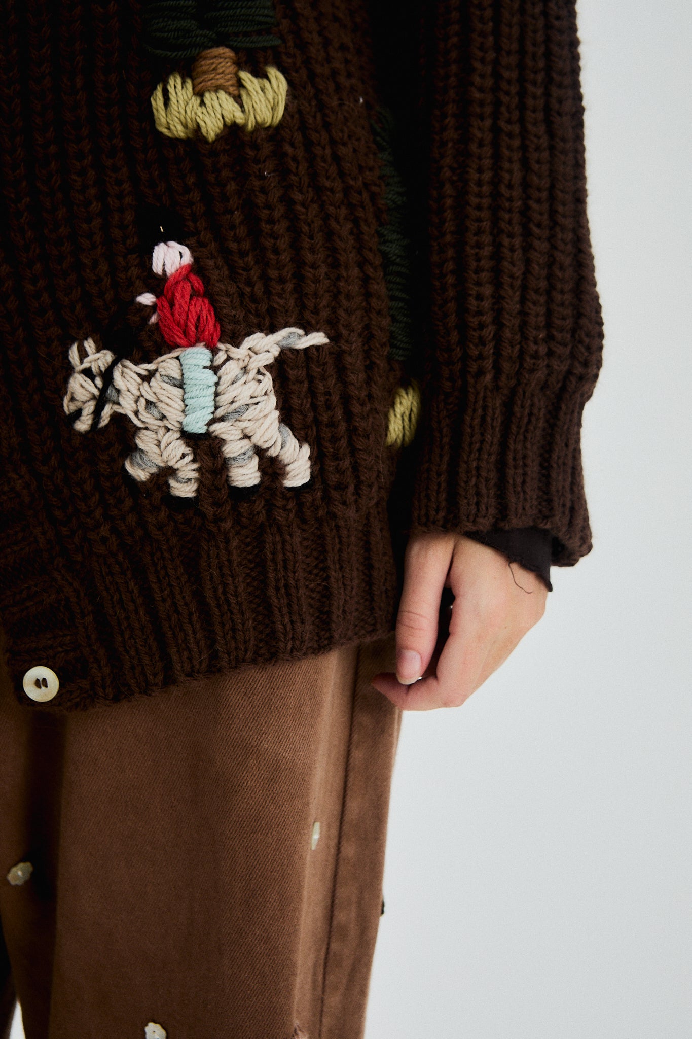 Cardigan Arelauquen chocolate