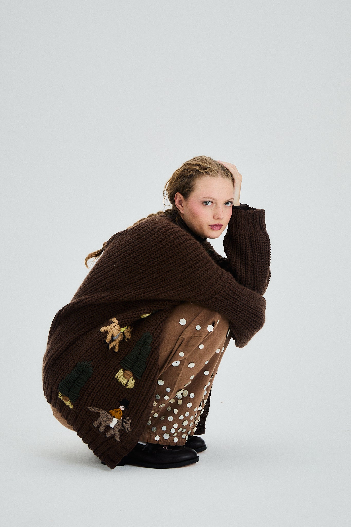Cardigan Arelauquen chocolate