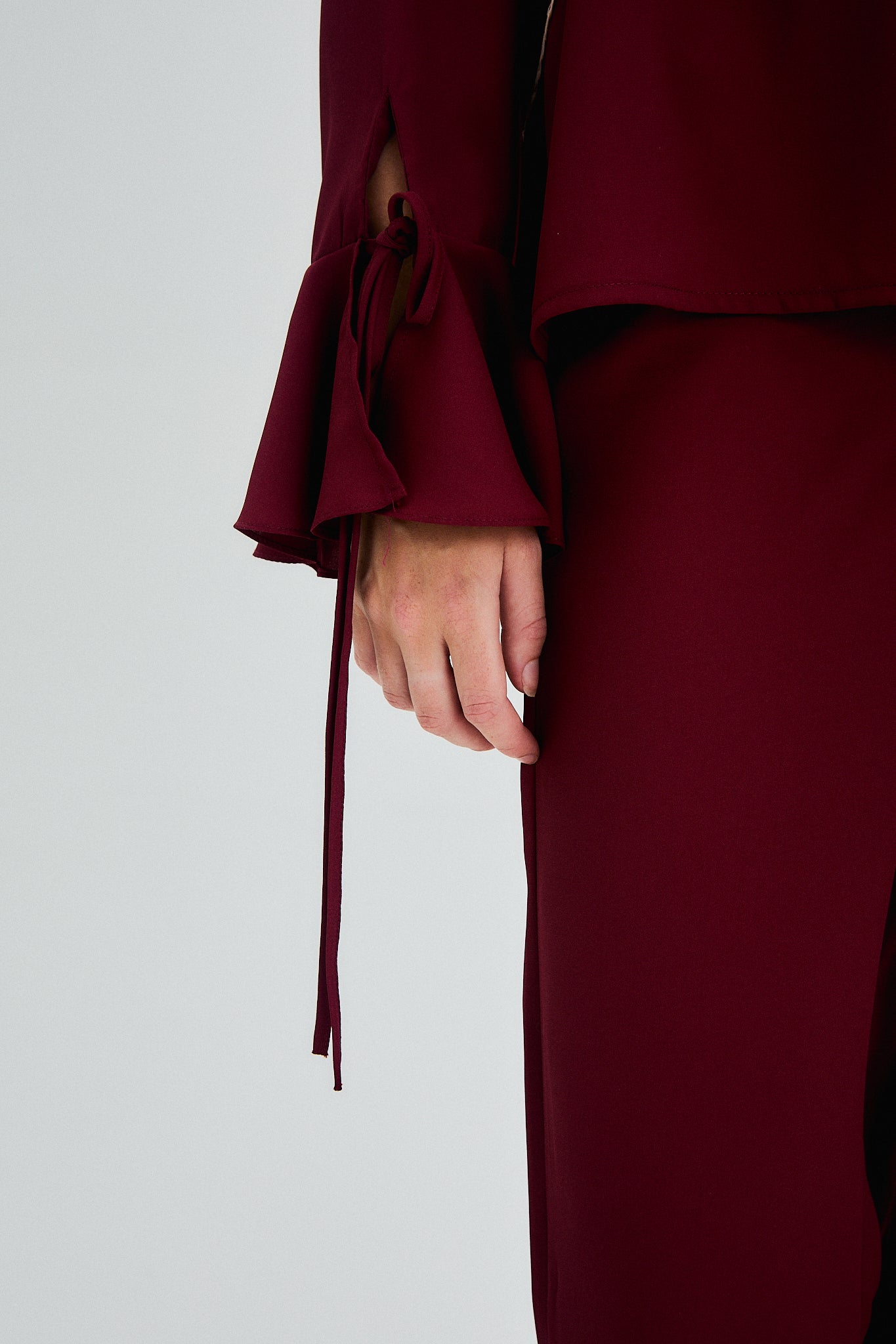 Camisa Esquel bordeaux