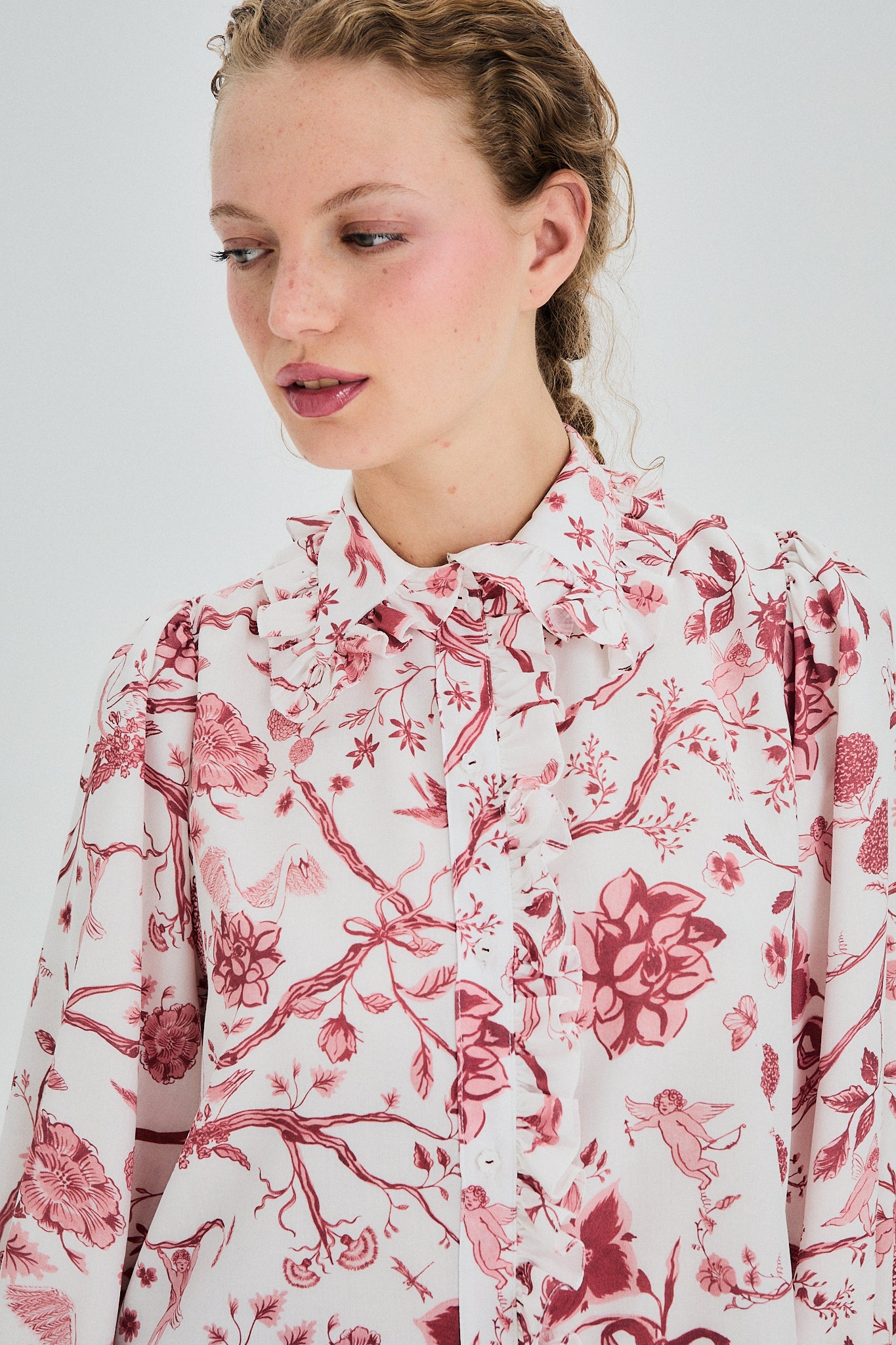 Camisa Sisi Bordeaux