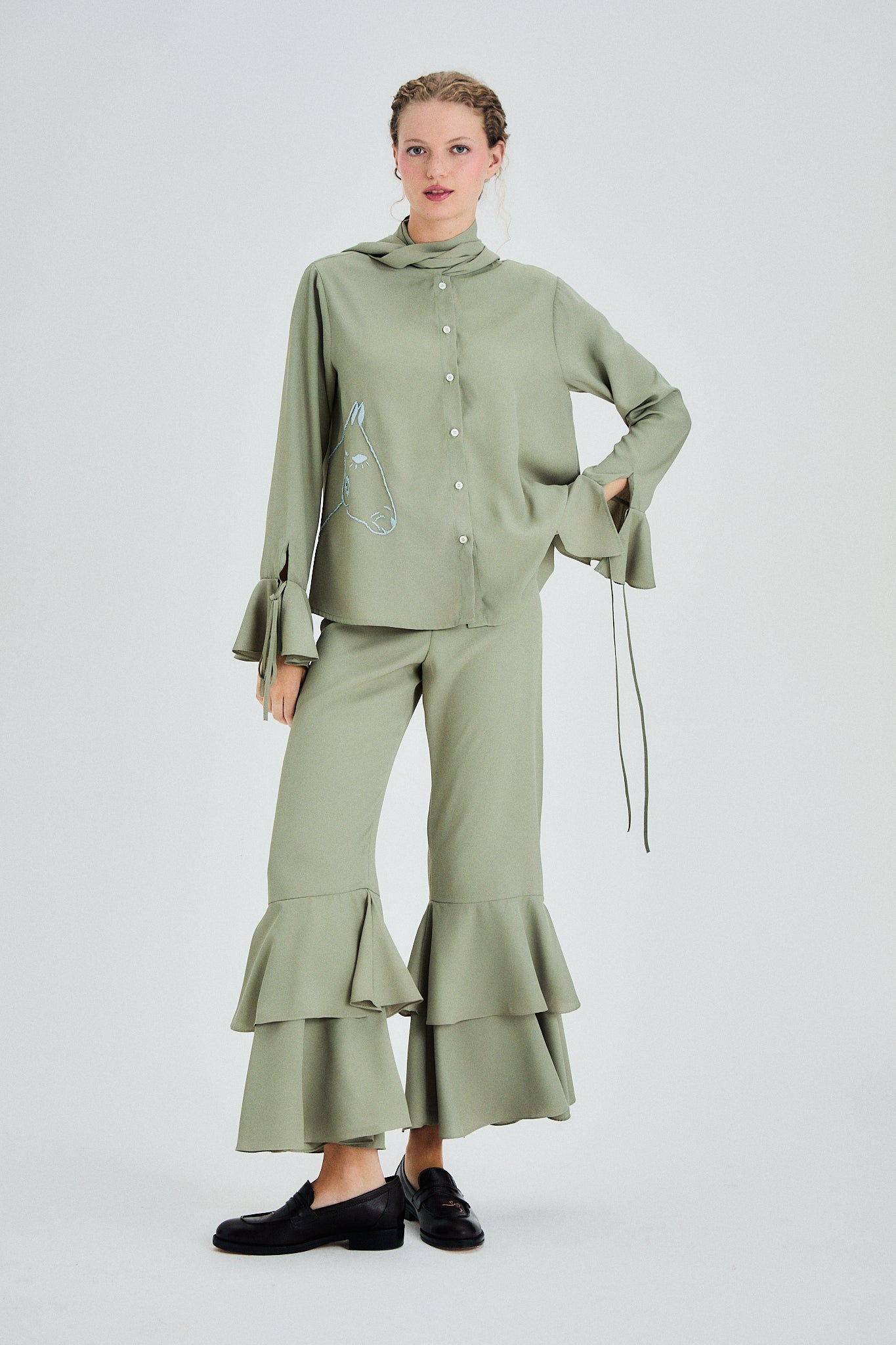 Pantalón Alberta verde