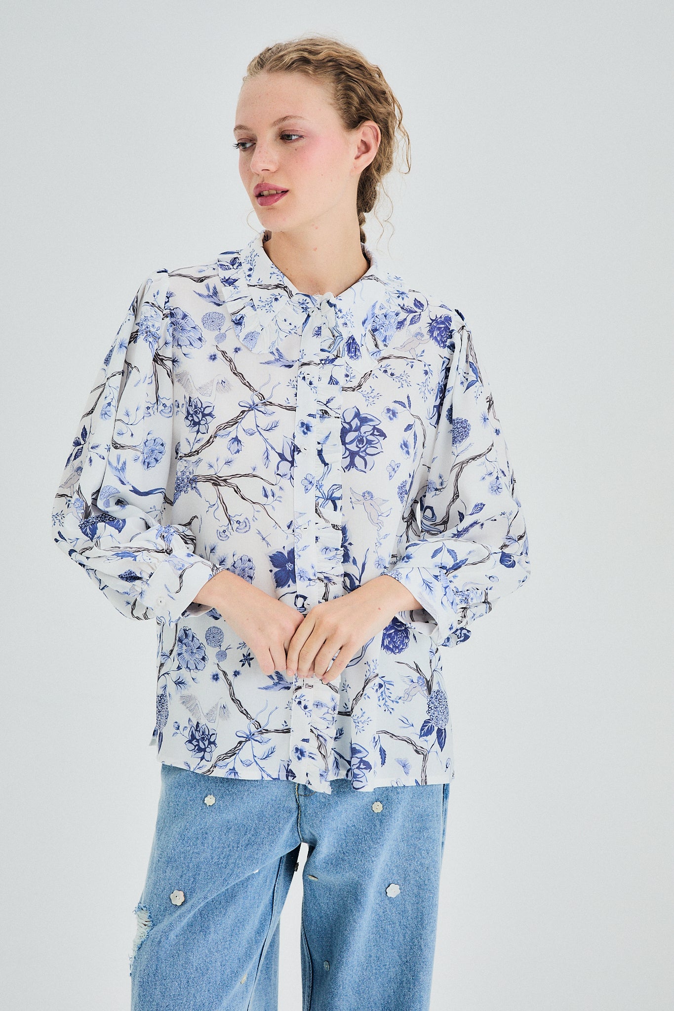 Camisa Sisi Azul