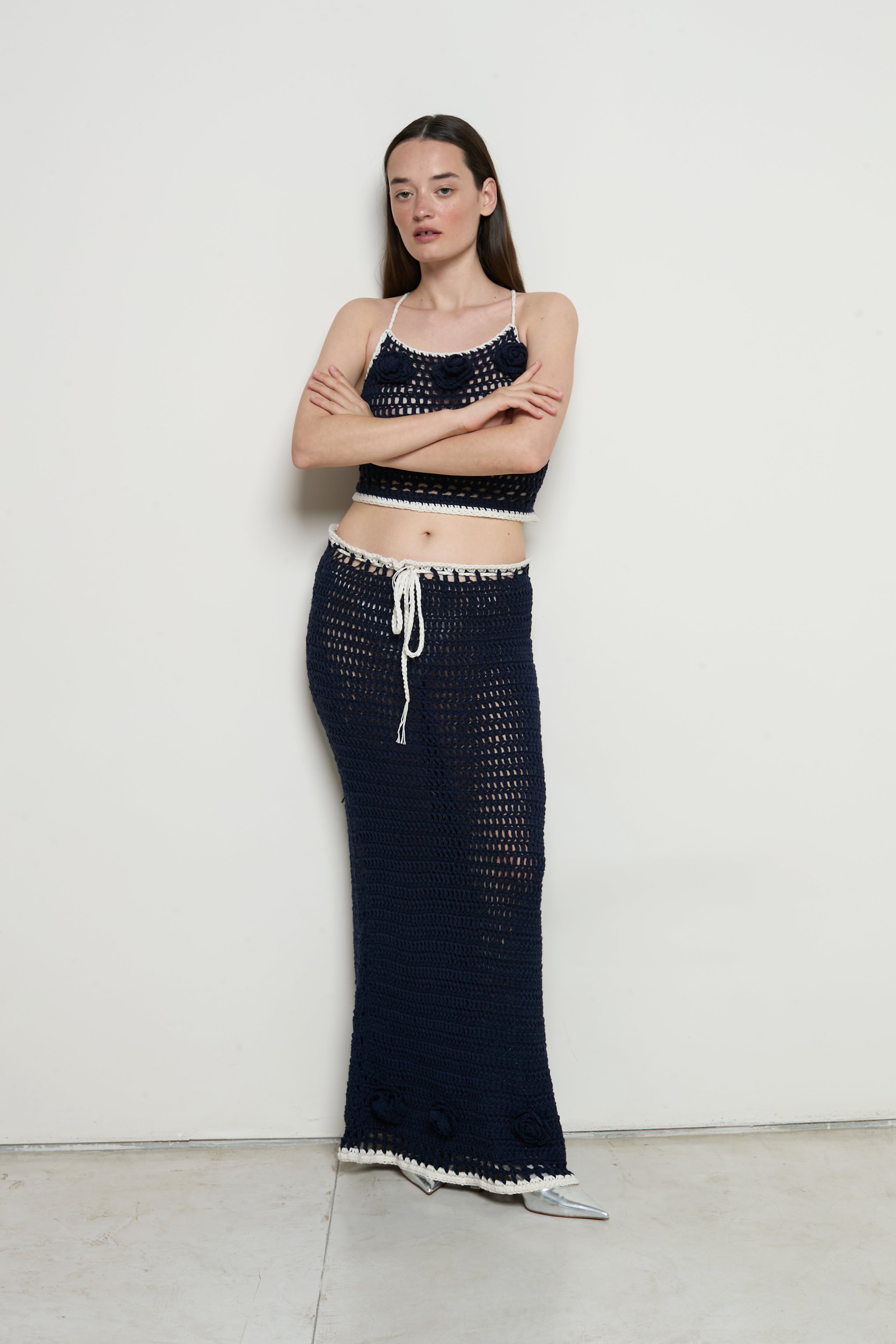 Falda Rubí Navy