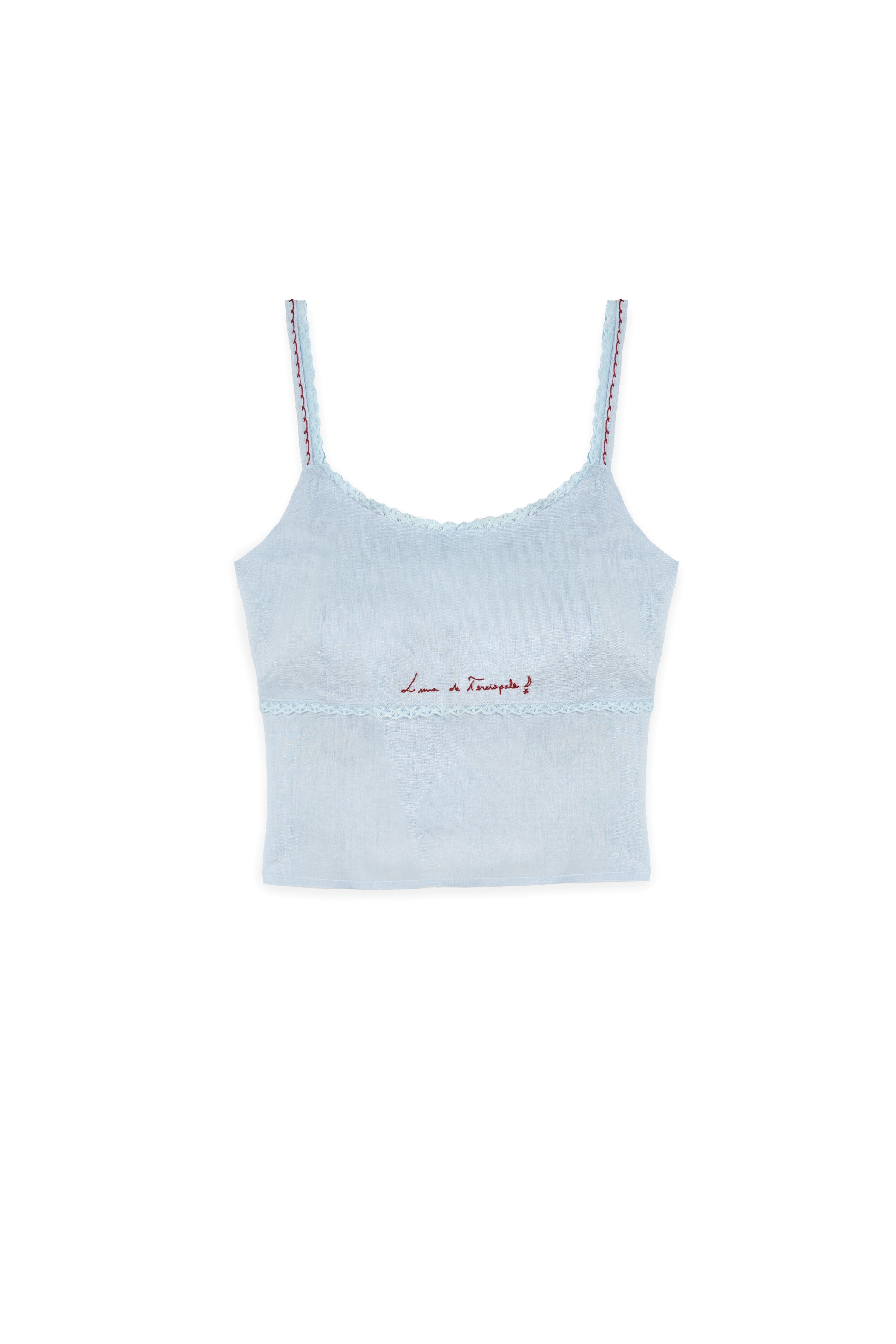 Blusa Luminara celeste