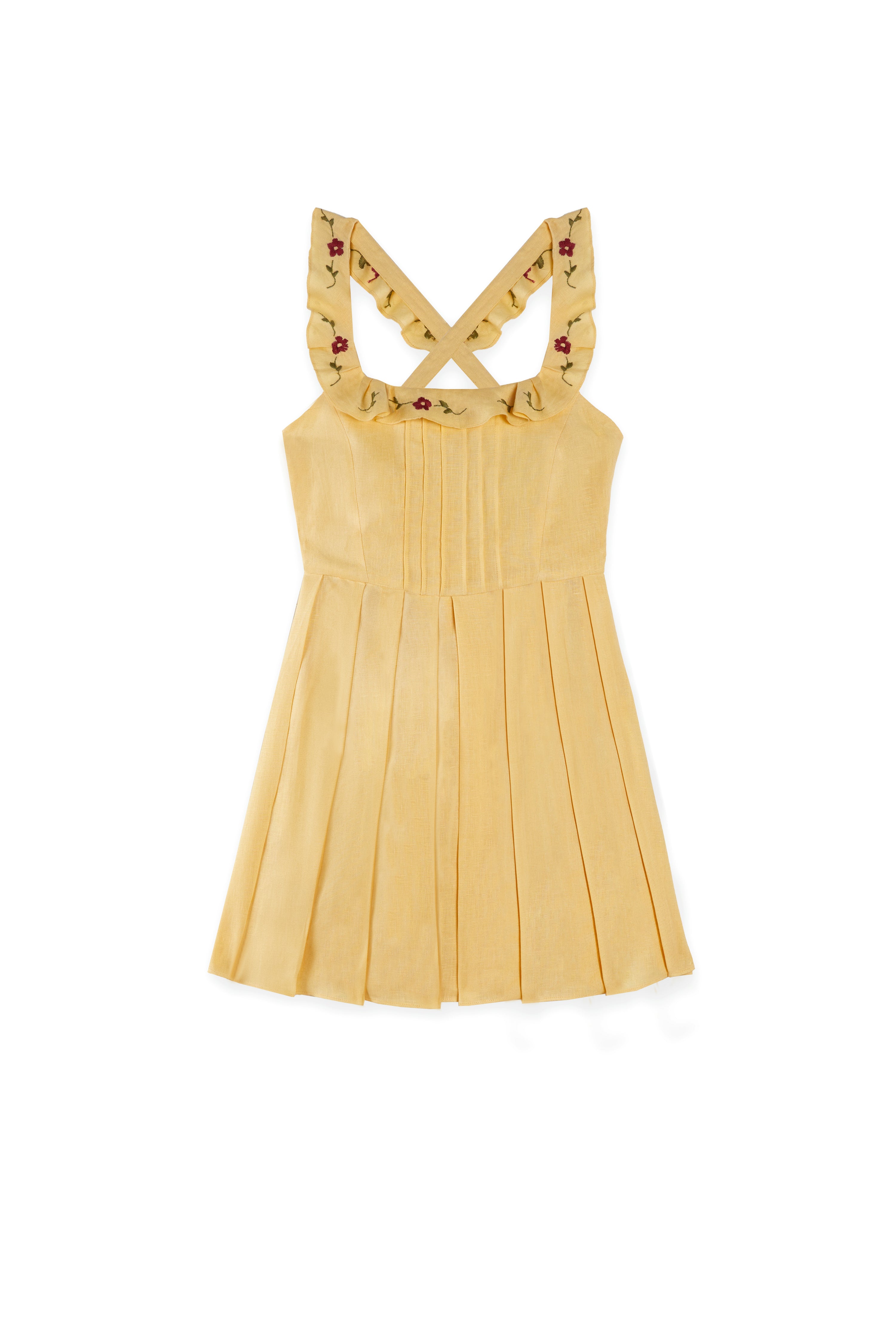 Vestido Solé vainilla