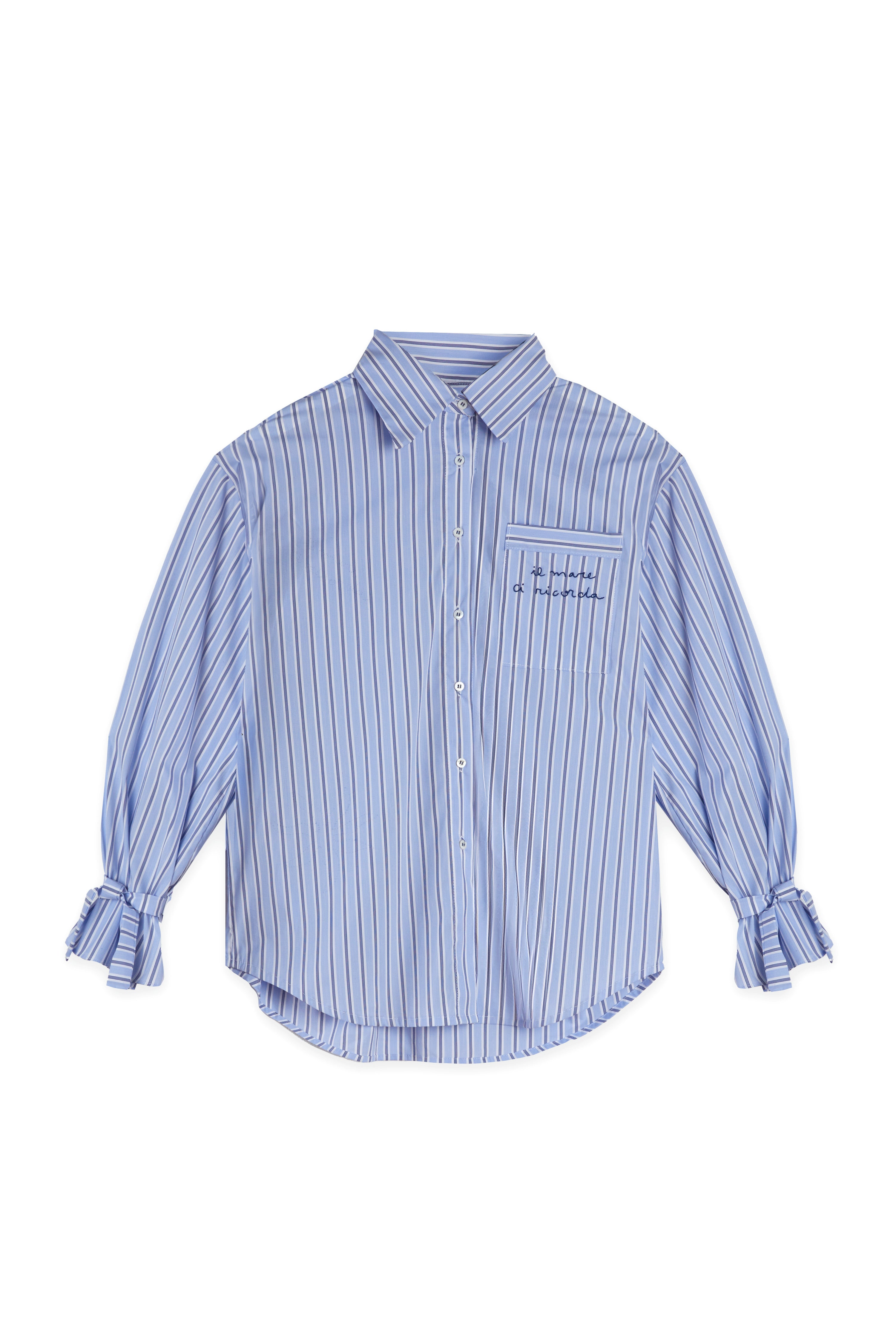 Camisa Navia rayas azules