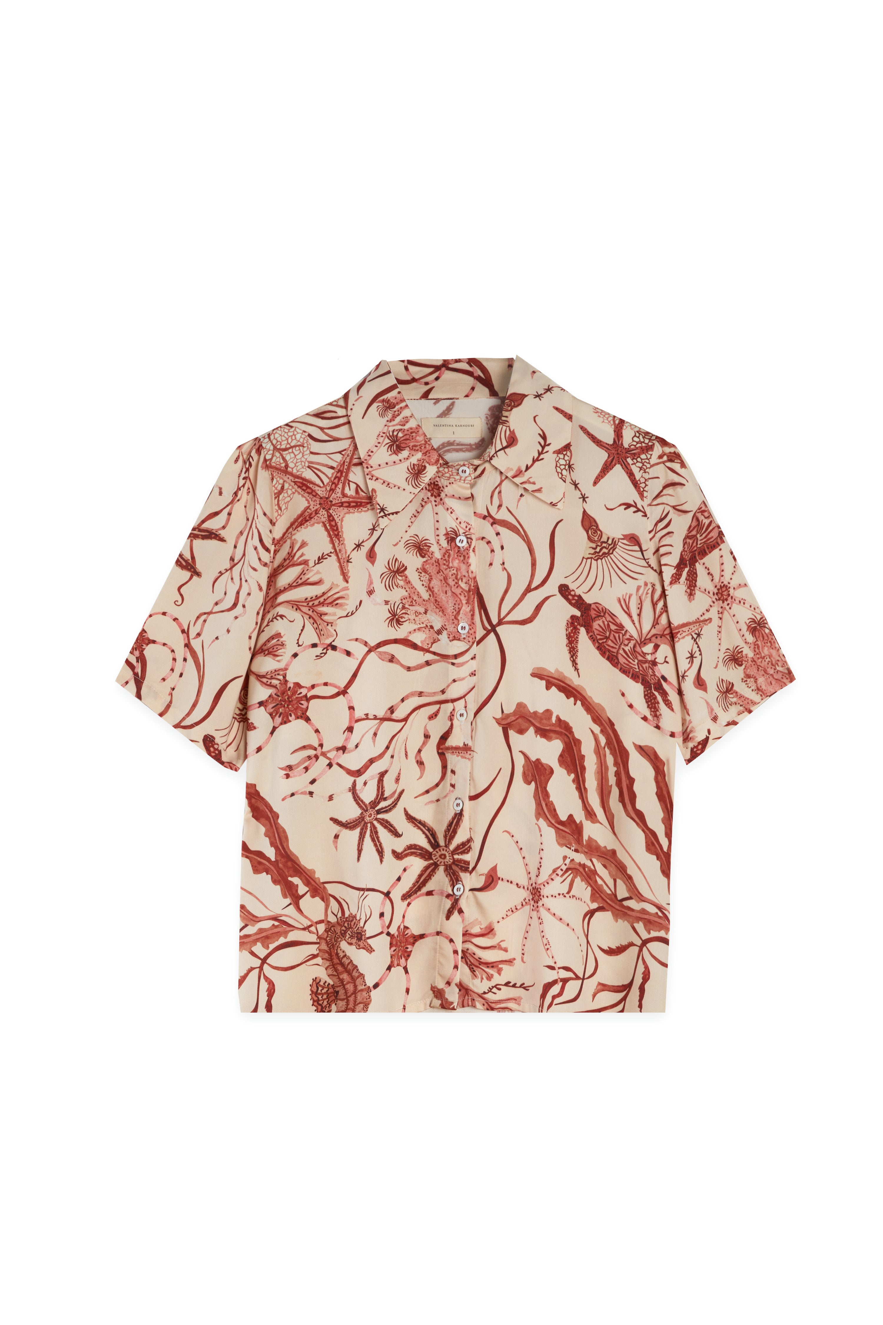 Camisa Ondina coral