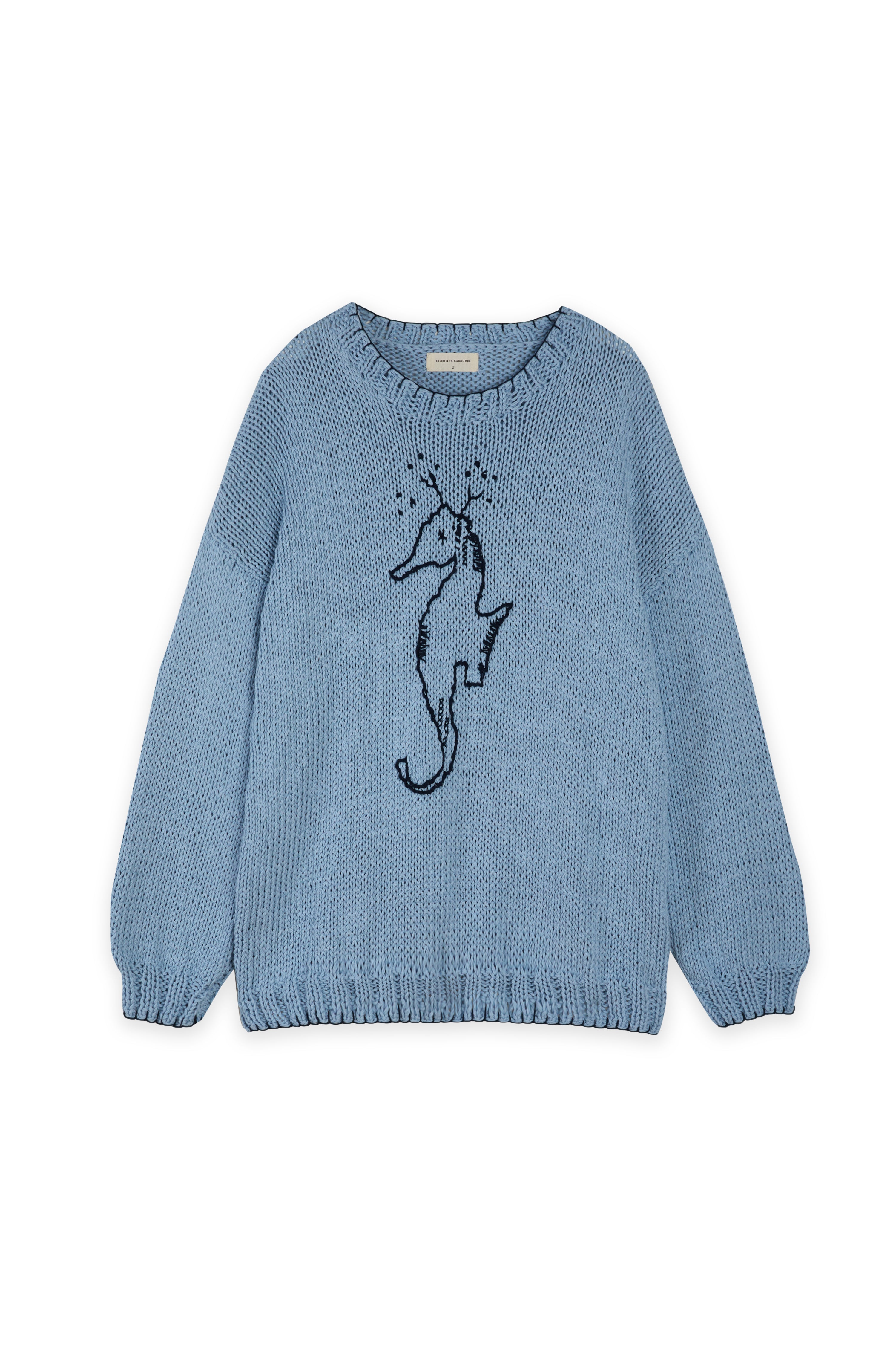 Sweater Cavalia celeste