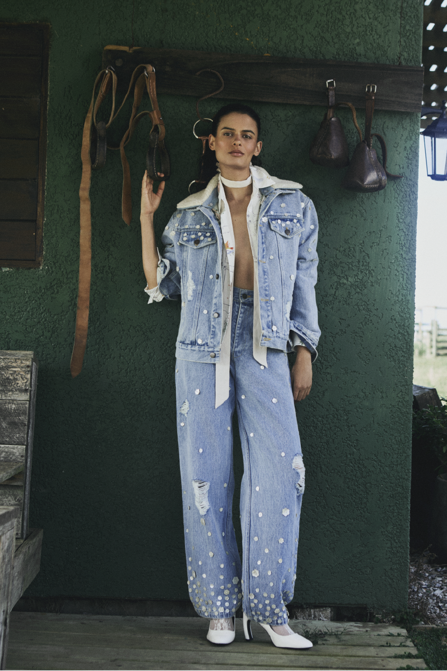 Campera Bruna celeste