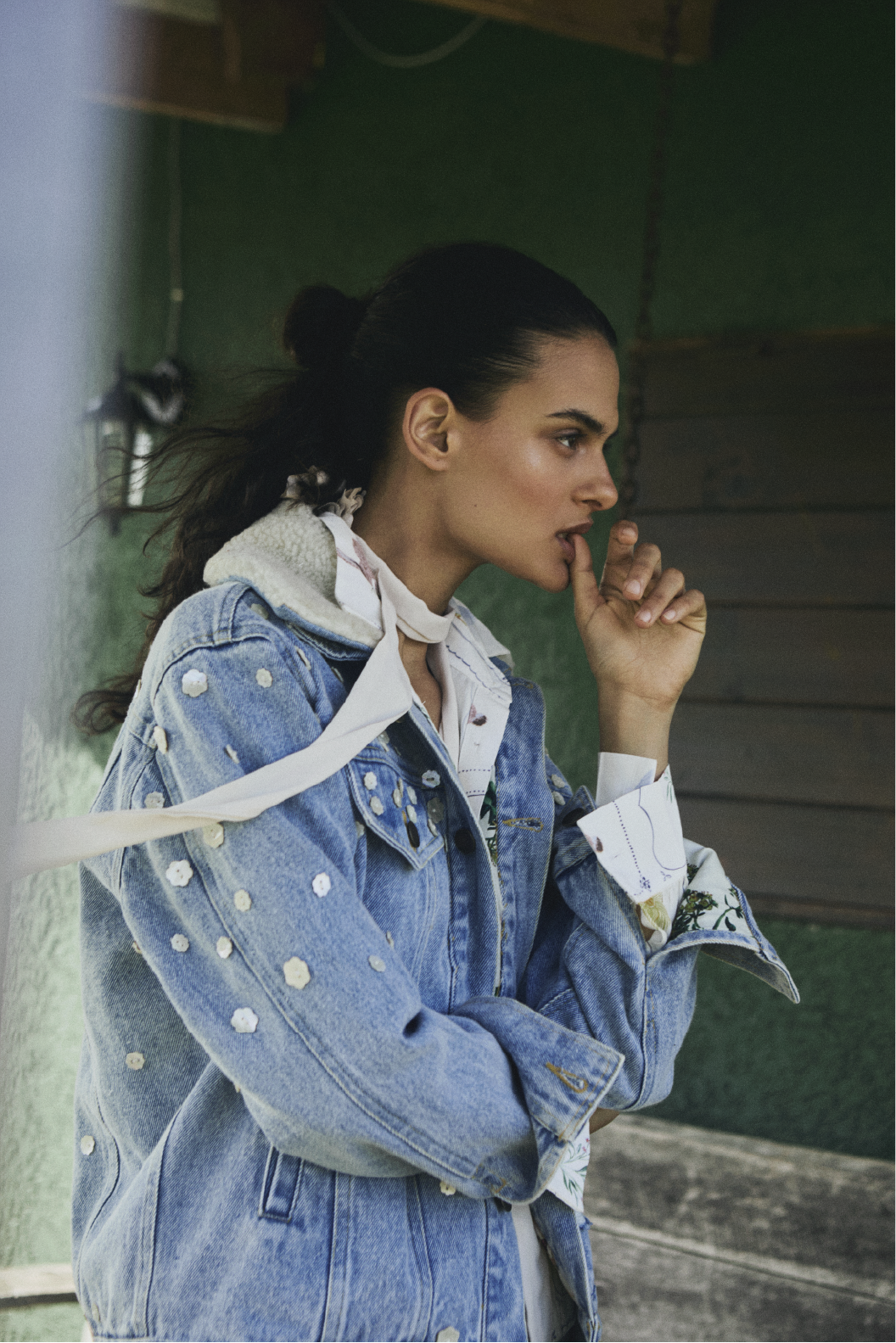 Campera Bruna celeste