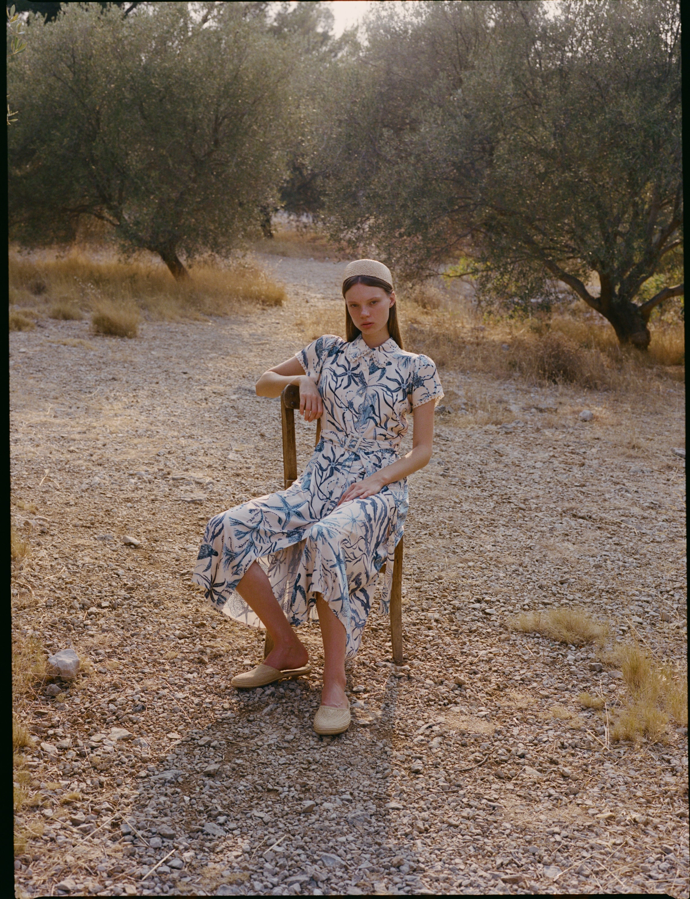 Vestido Salto azul