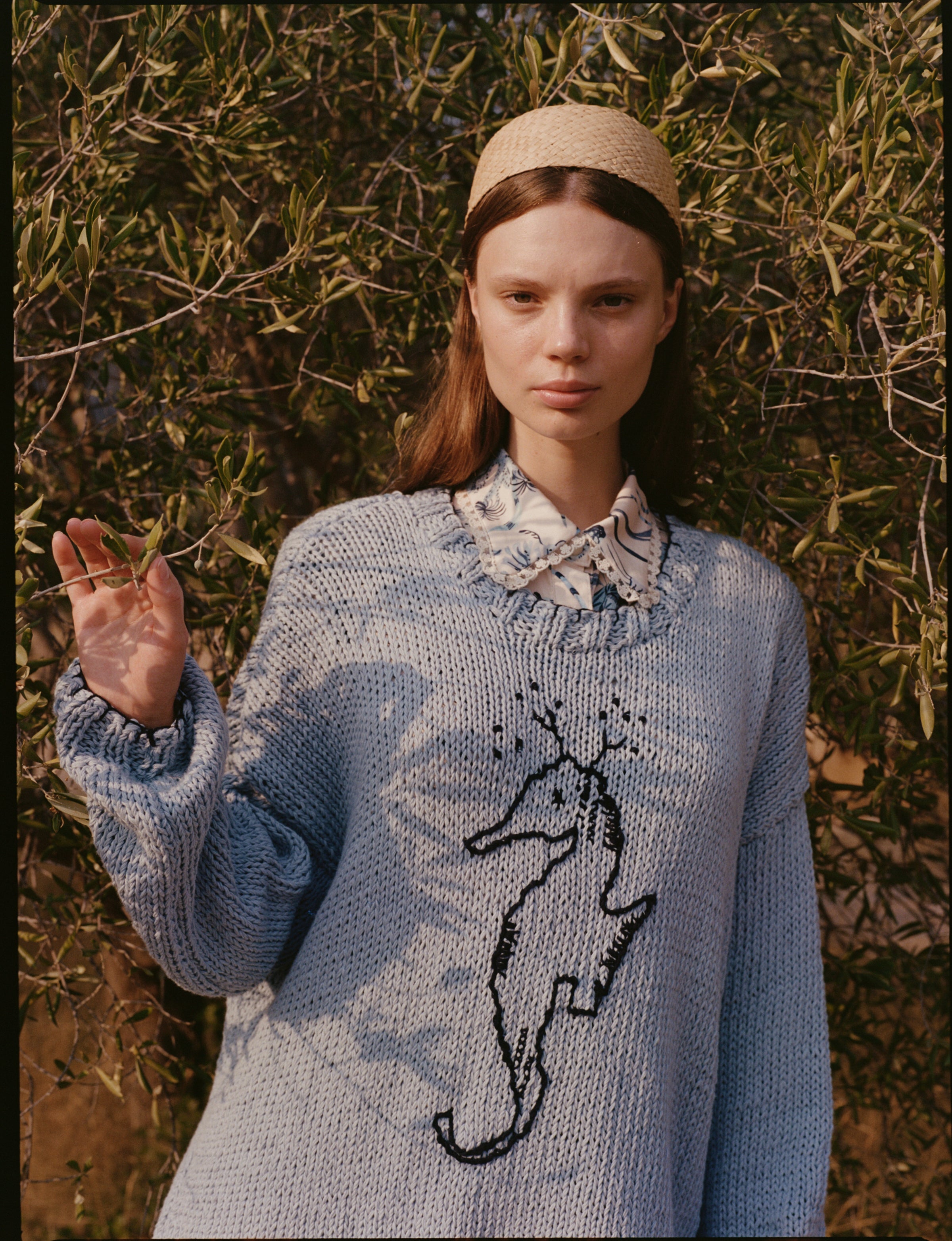 Sweater Cavalia celeste