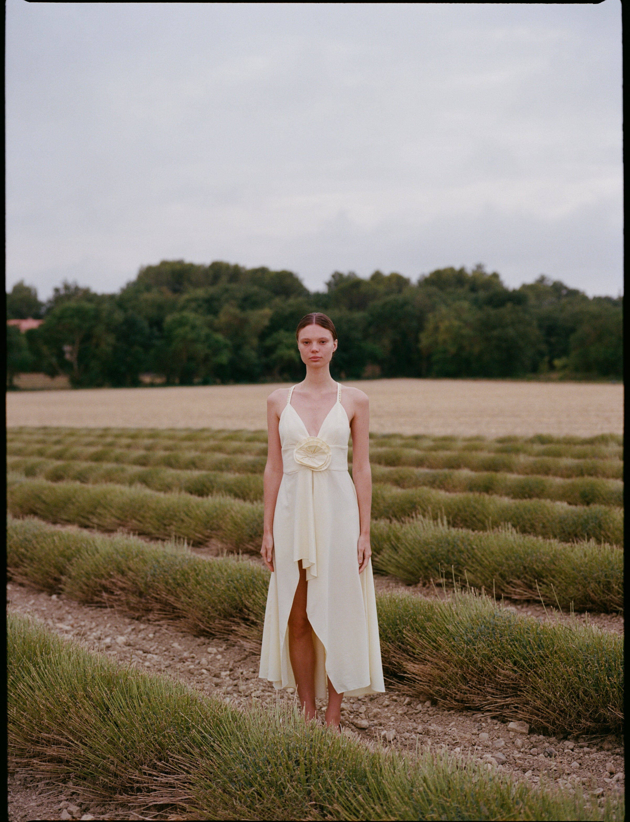Vestido Cala vainilla