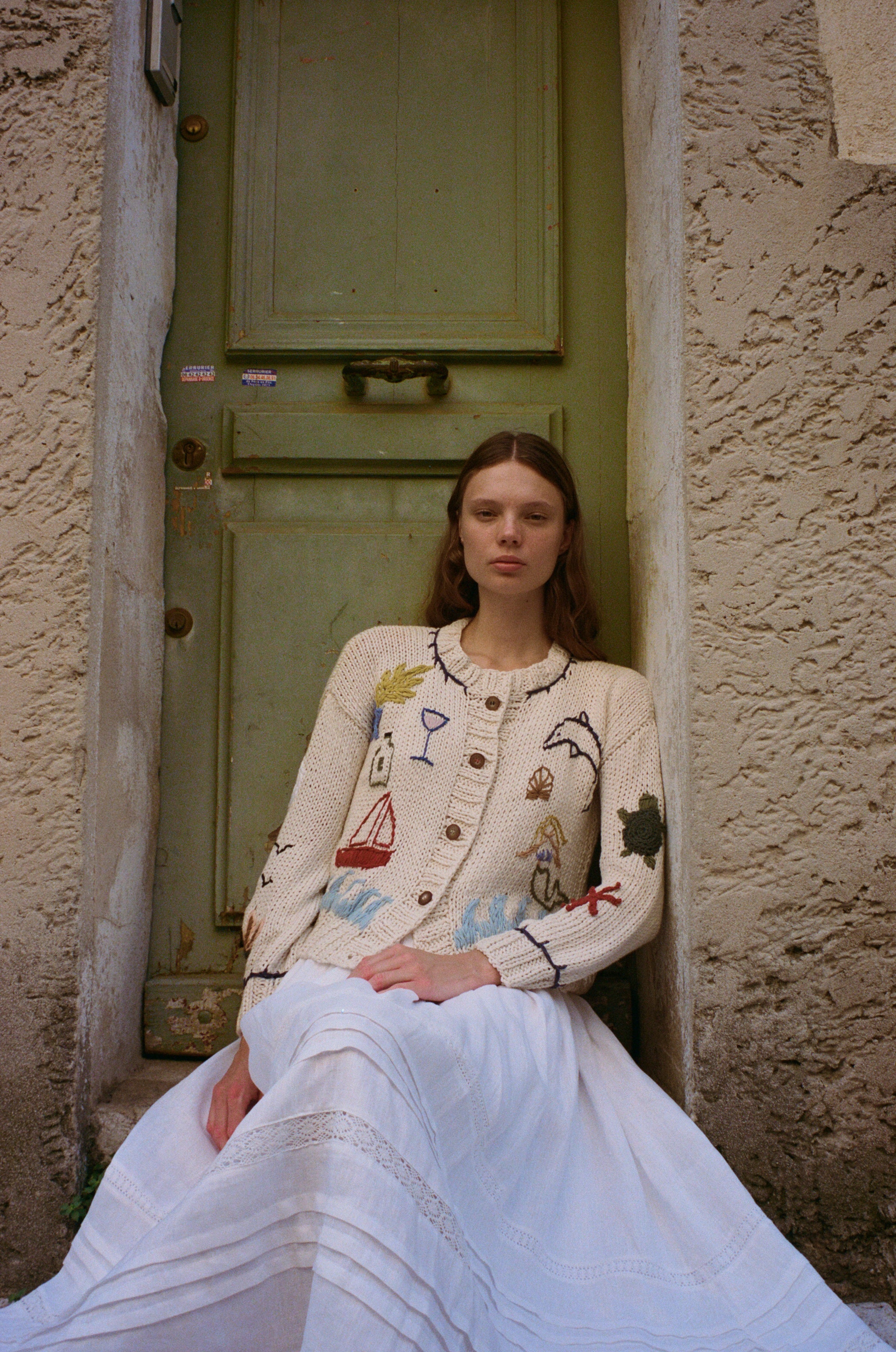 Cardigan Mar y Tierra natural